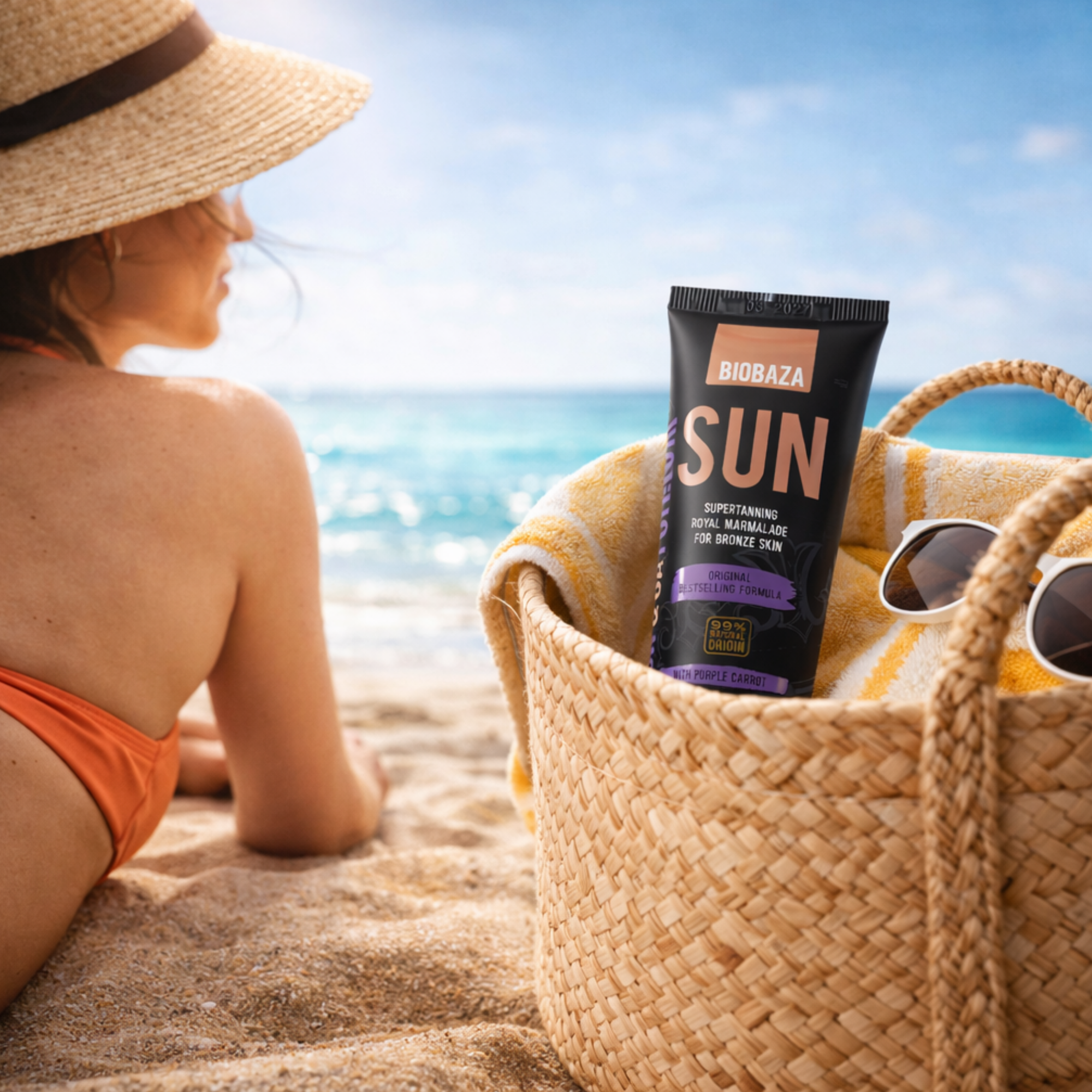 Biobaza Sun Royal Bräunungsbalsam – Für schnelle Bräune & intensiven bronzenen Teint