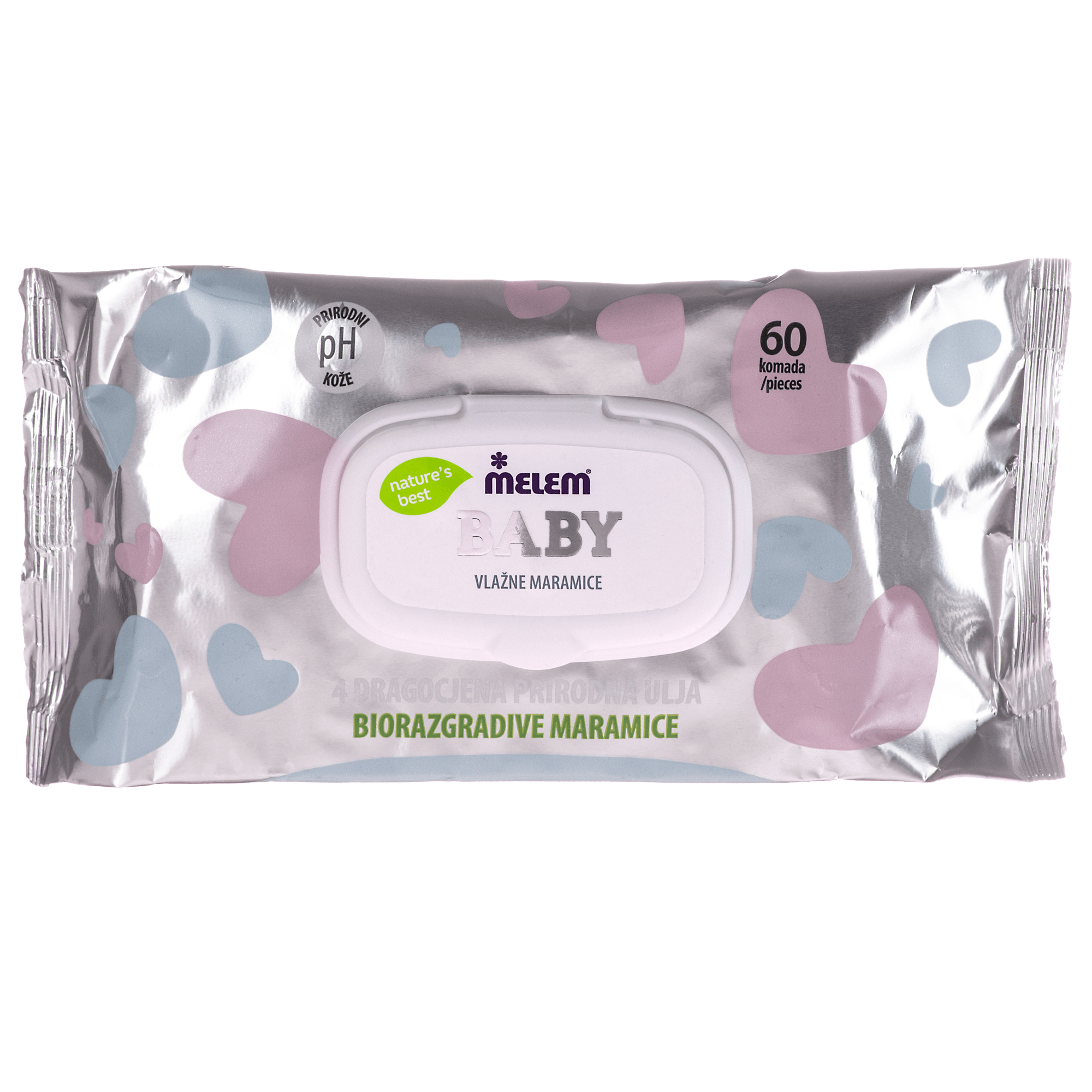 Melem Baby Feuchttücher – 100 % biologisch abbaubar