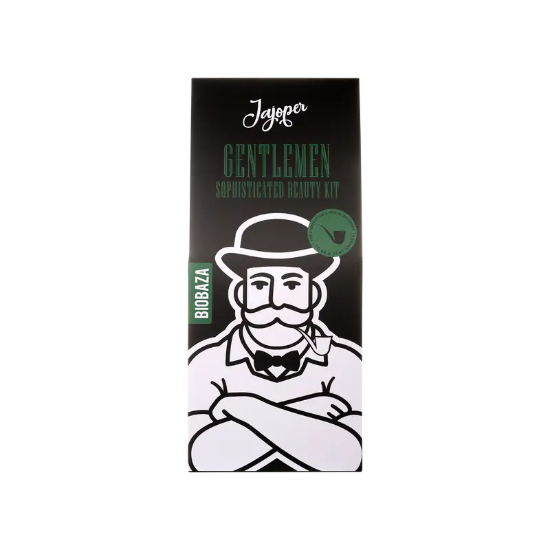 BIOBAZA Gentlemen Sophisticated Beauty Kit – Herren-Geschenkset mit 2-in-1 Duschgel, Deo Roll-On & Intimpflege
