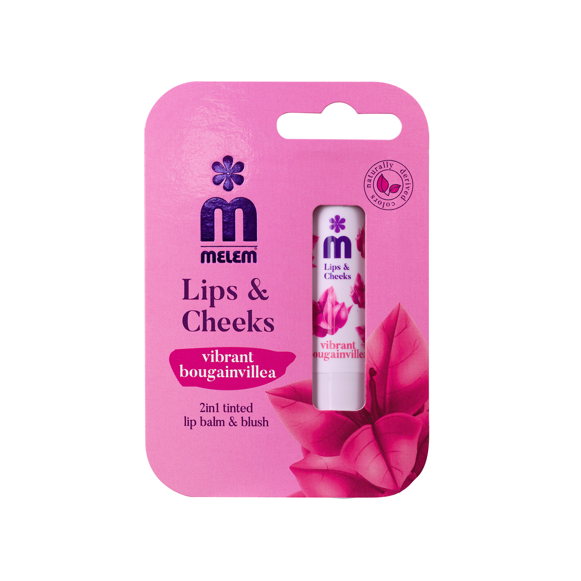 Melem Getönter Lippen- & Wangenbalsam mit Bougainvillea-Farbton