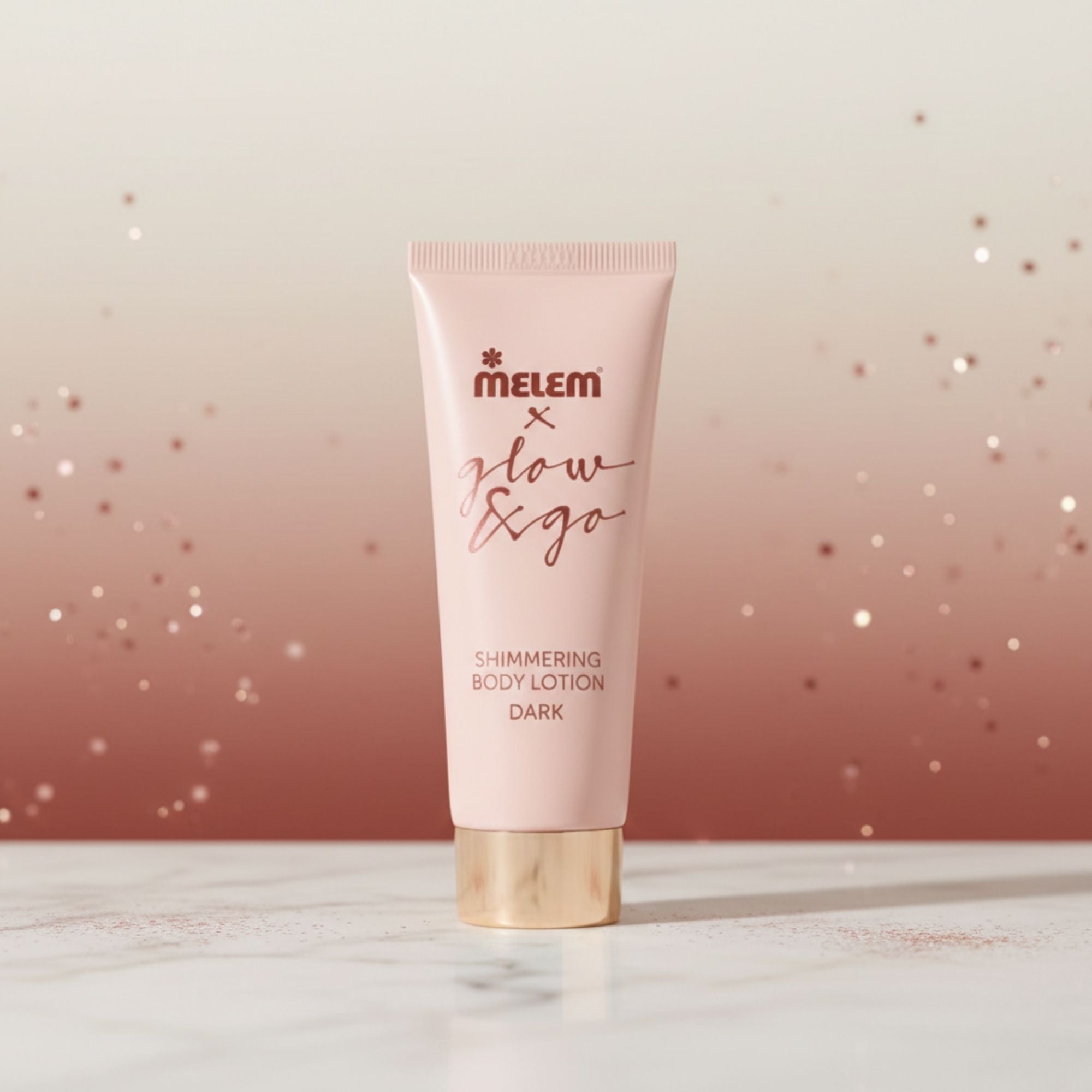 Melem Lotion Glow&Go Dark – Feuchtigkeitsspendende Bodylotion mit Glow-Effekt für dunklere Hauttöne