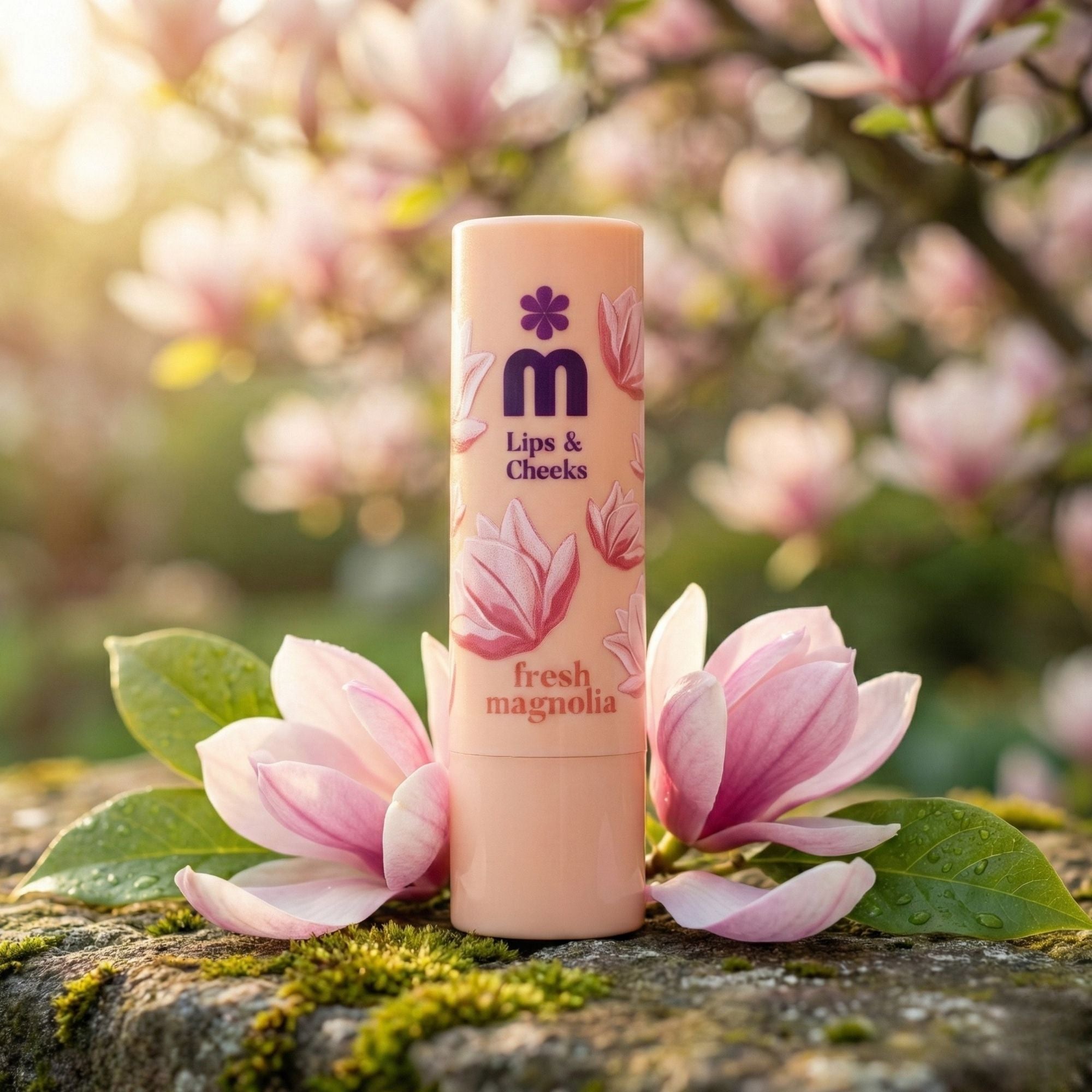 Melem Lip Balm Lips & Cheeks Magnolia – Getönter Balm für Lippen & Wangen