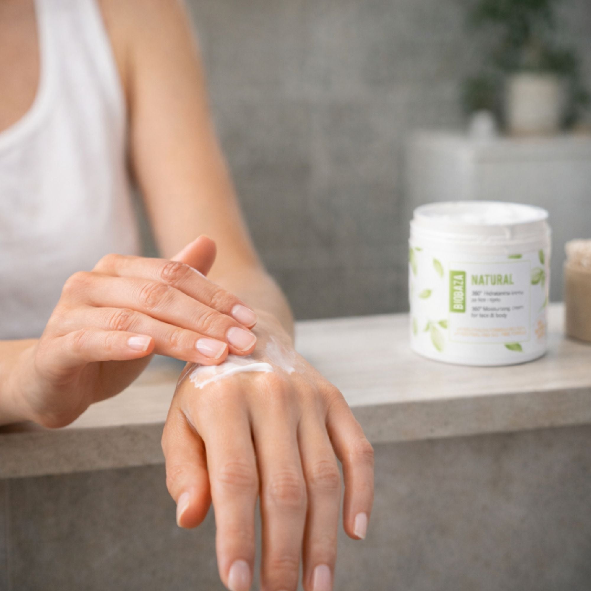 BIOBAZA Natural Universelle Pflegecreme – Feuchtigkeitspflege für Gesicht & Körper
