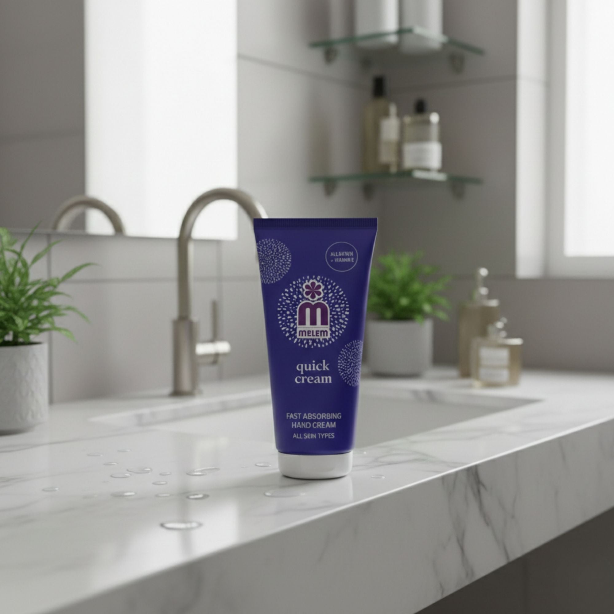Melem Hand Cream 1 Minute – Schnell einziehende Handcreme für trockene & strapazierte Hände