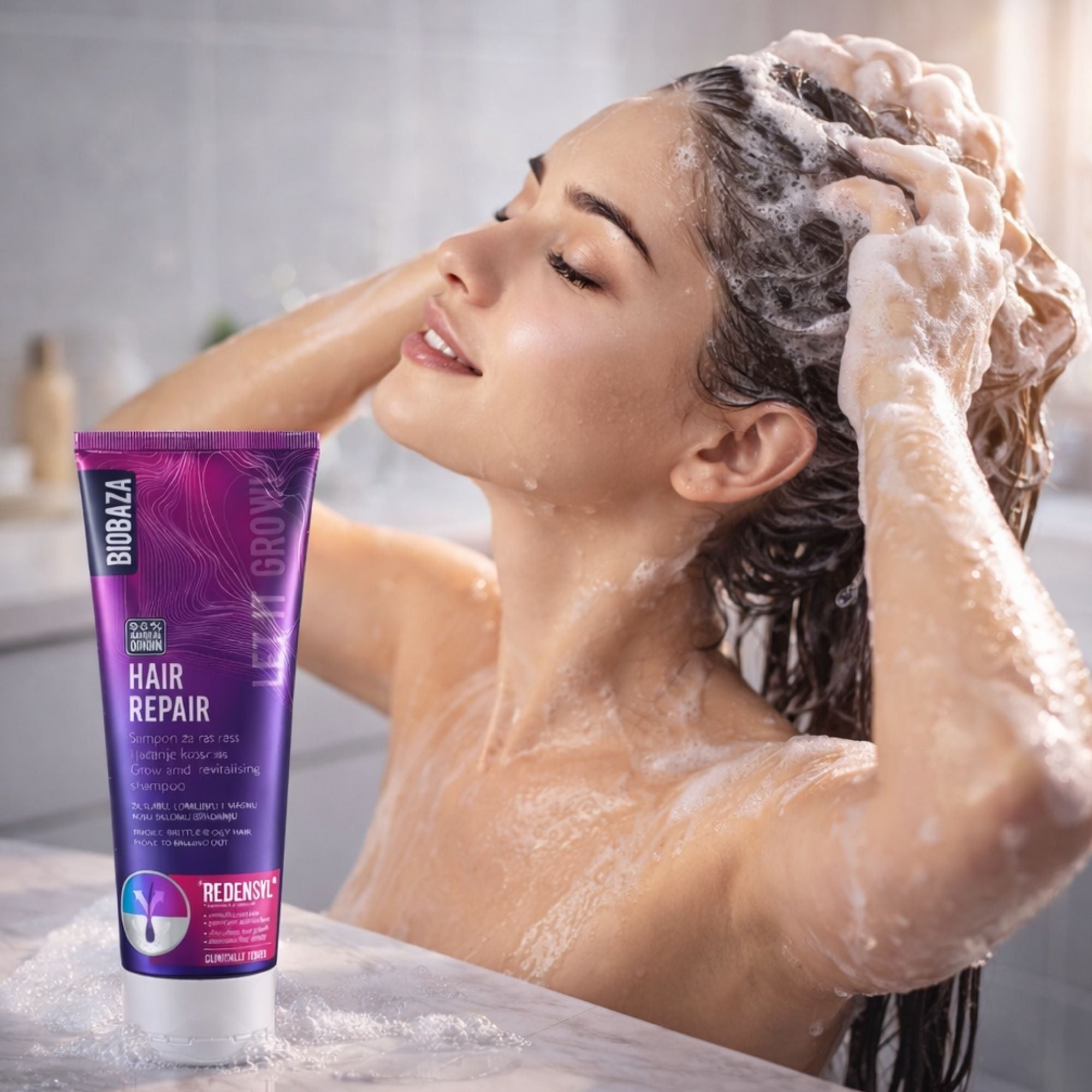 BIOBAZA Hair Repair Shampoo – Für Haarwachstum, Regeneration & kräftigeres Haar