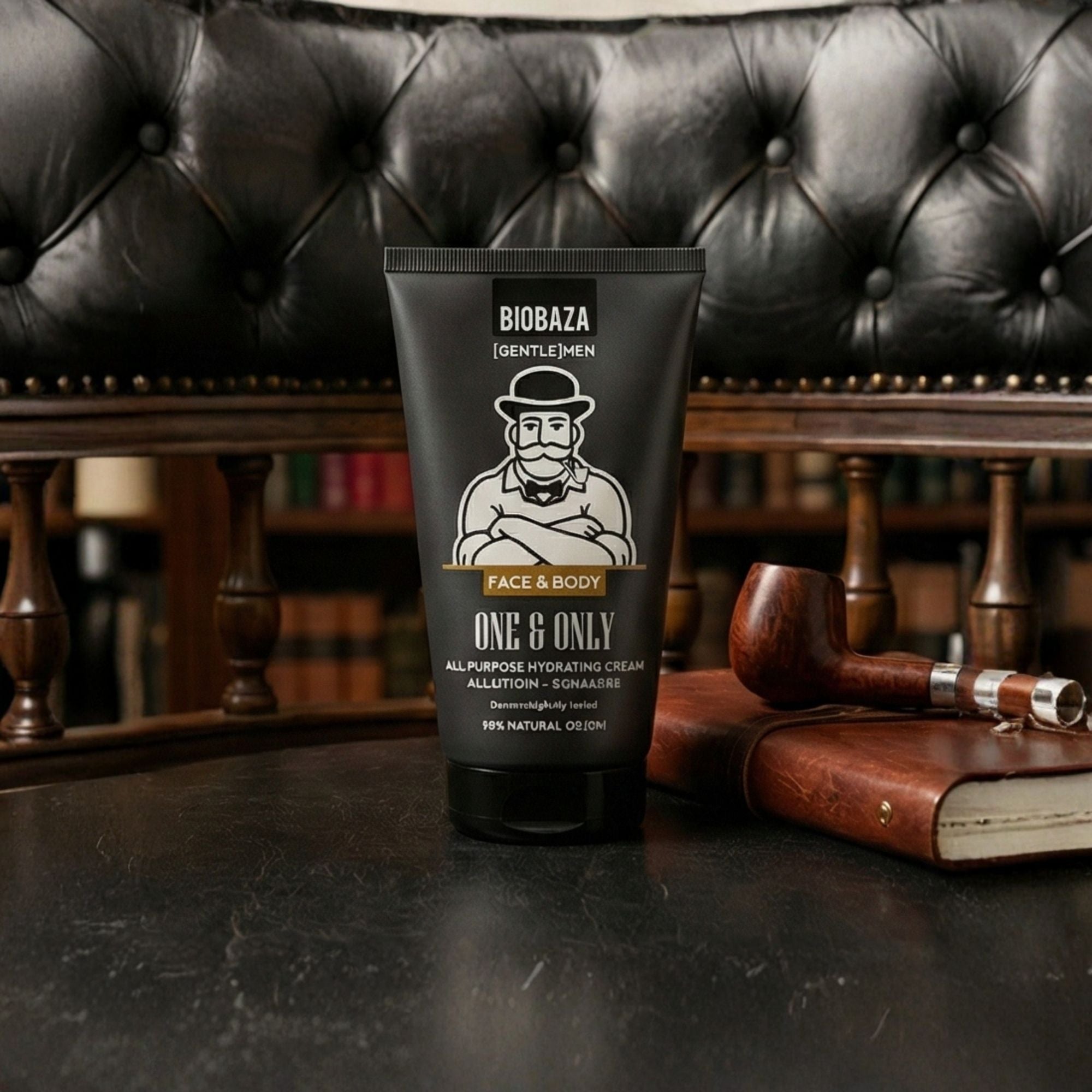 BIOBAZA Men One&Only Pflegecreme – Feuchtigkeitspflege für Gesicht, Hände & Körper