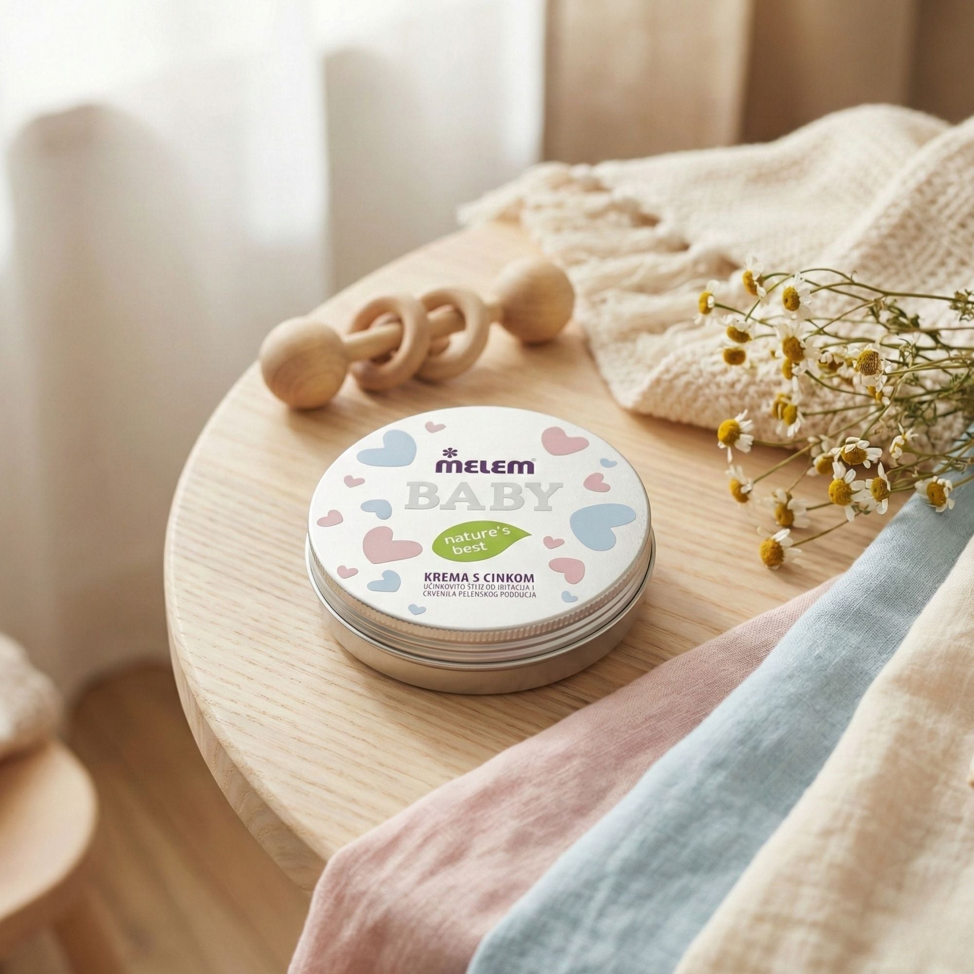 Melem Baby Cream mit Zinkoxid – Schutzcreme gegen Rötungen & Reizungen im Windelbereich