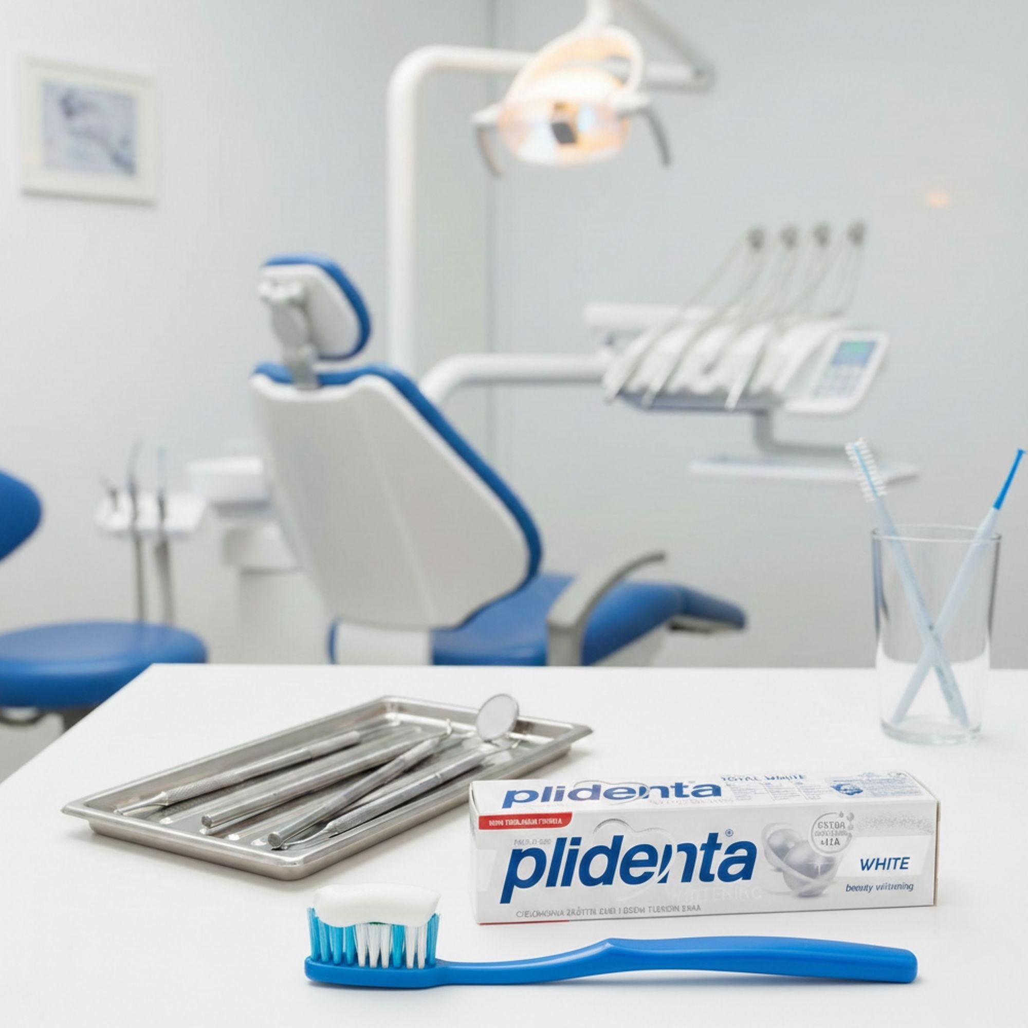 PLIDENTA Total White Whitening Zahnpasta – Für weißere Zähne, starken Zahnschmelz & gesundes Zahnfleisch