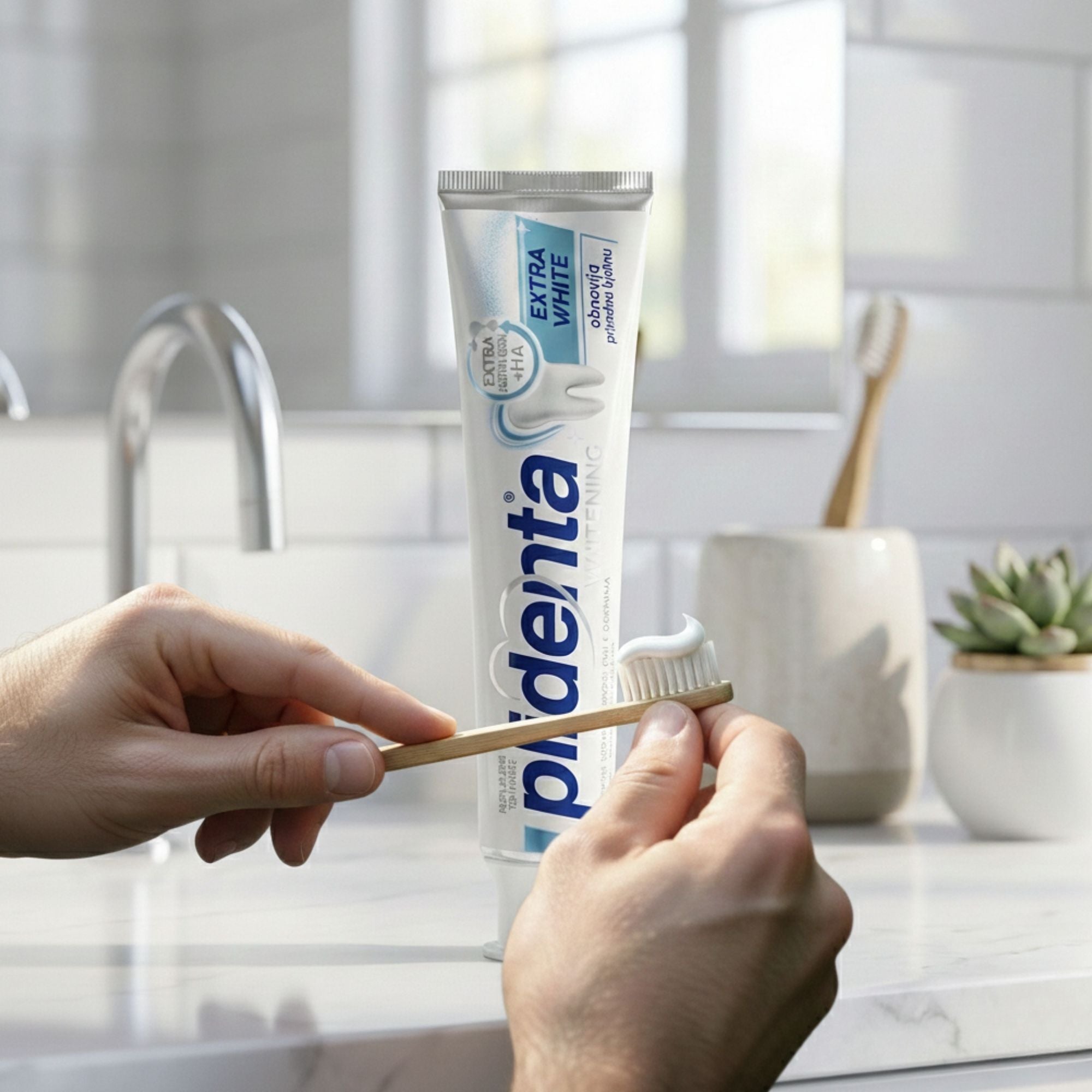 PLIDENTA Extra White Whitening Zahnpasta – Für natürlich weiße und glänzende Zähne