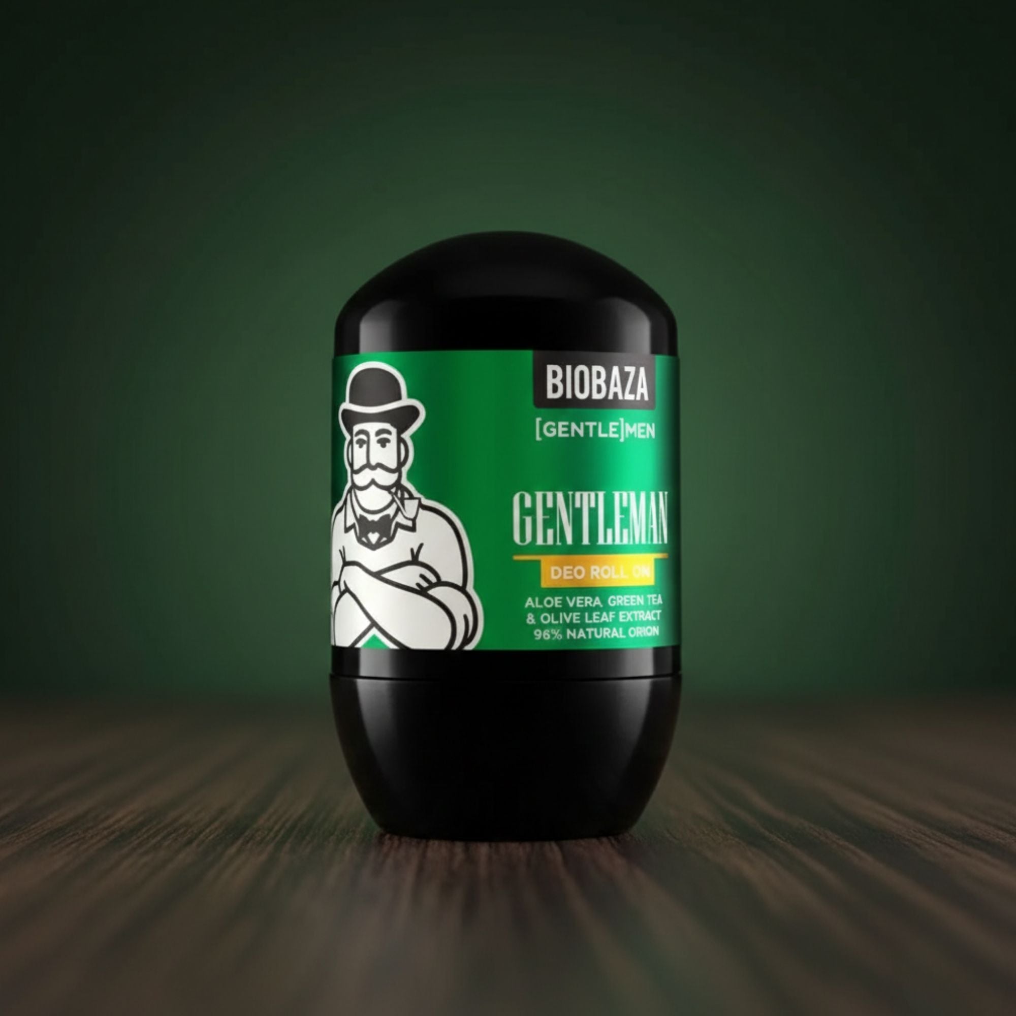 Biobaza Gentleman Natural Deo Roll-On – Aluminiumfreier Deo-Schutz für moderne Männer