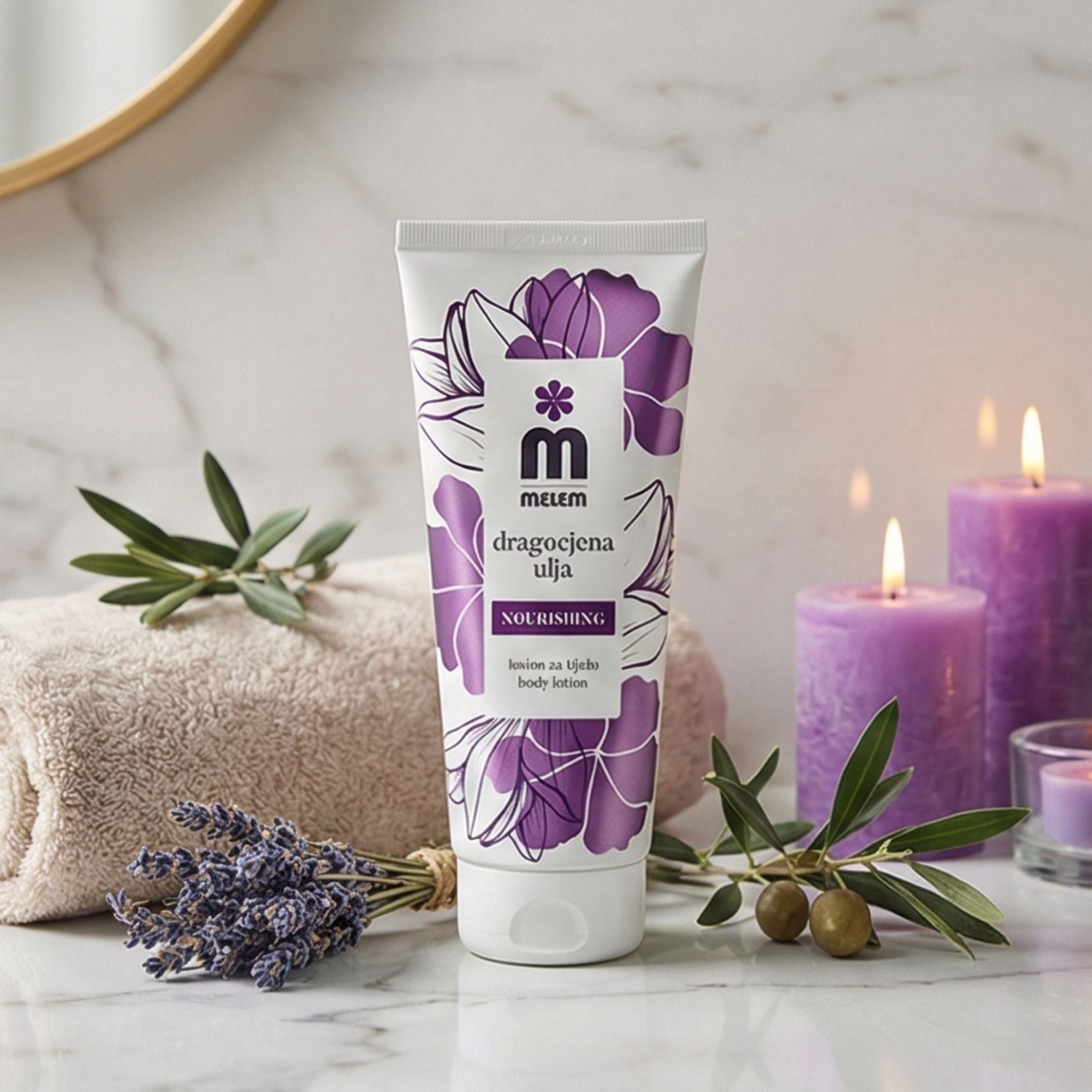 Melem Body Lotion Precious Oils – Feuchtigkeitsspendende Körperlotion mit wertvollen Ölen