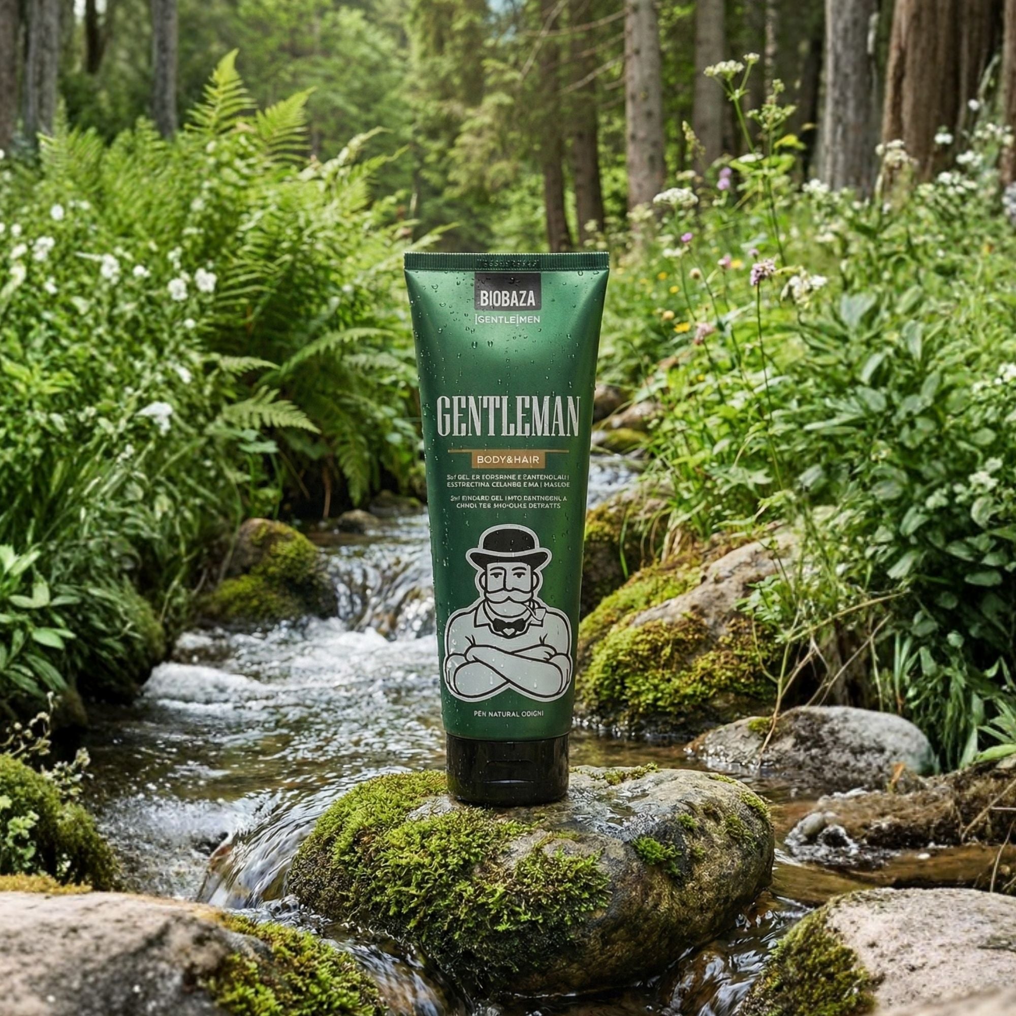 Biobaza Gentleman 2in1 Duschgel für Körper & Haare – Natürliche Pflege für Männer