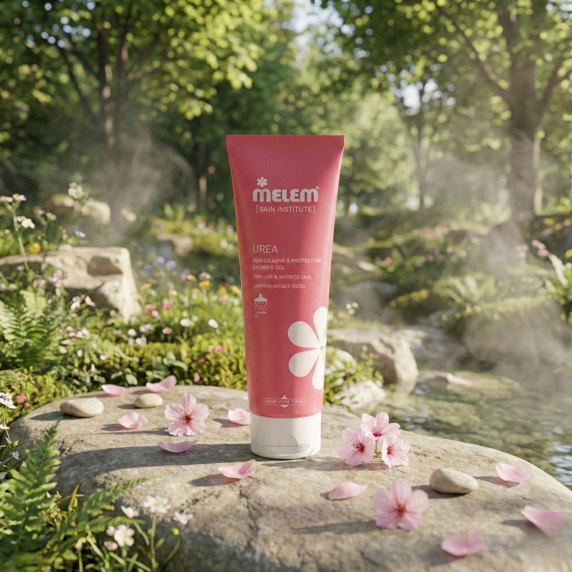 Melem Shower Cream Urea – Revitalisierende Duschcreme für sehr trockene & empfindliche Haut