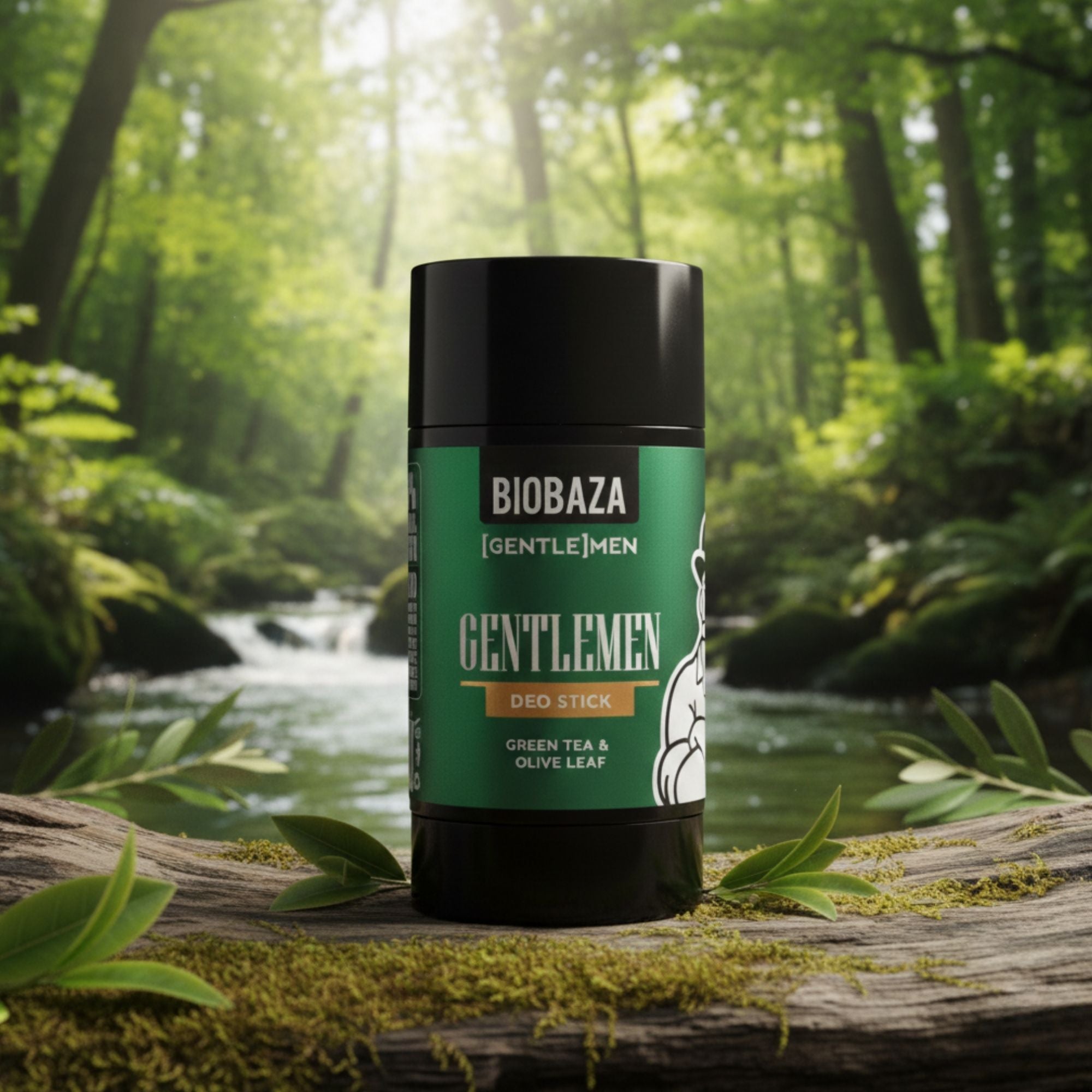 BIOBAZA Men Deo-Stick Gentlemen – Natürlicher Deo-Schutz mit elegant-maskulinem Duft