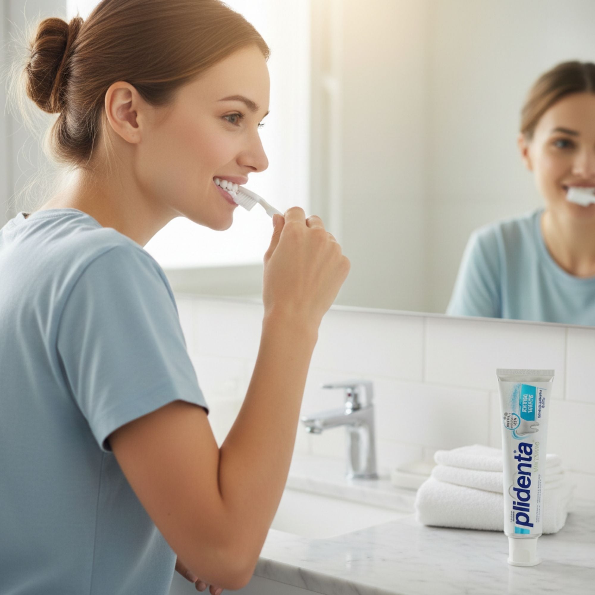 PLIDENTA Extra White Whitening Zahnpasta – Für natürlich weiße Zähne & strahlenden Glanz