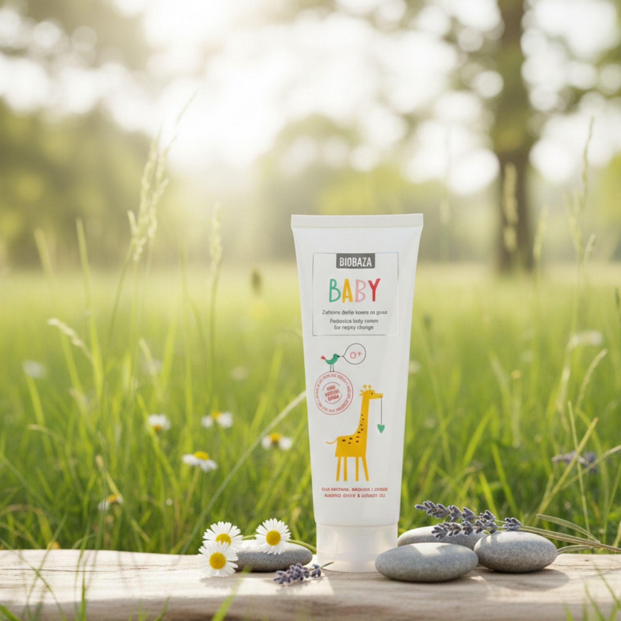 Biobaza Schützende Windelcreme – Sanfte Babycreme gegen Rötungen & Windelausschlag