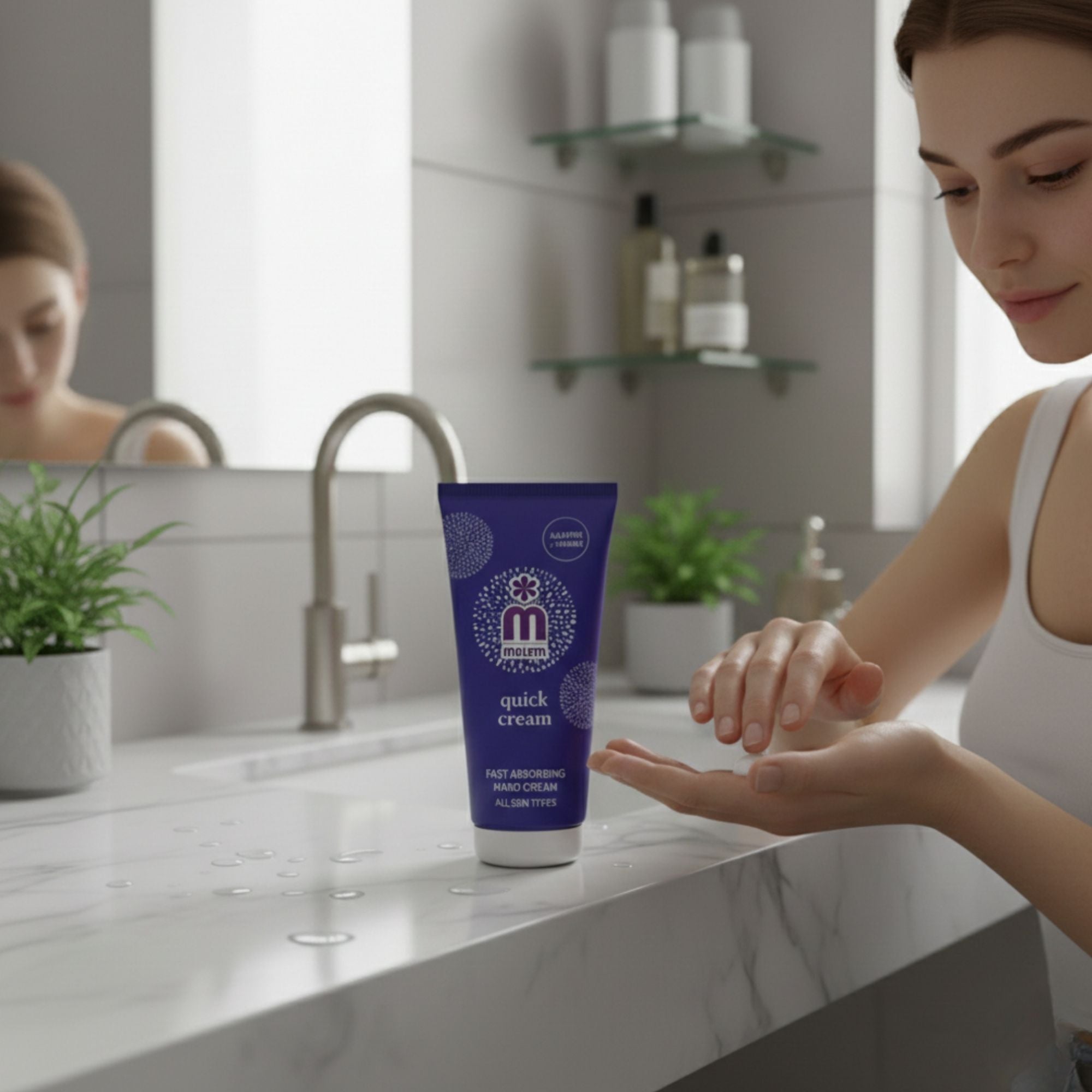 Melem Hand Cream 1 Minute – Schnell einziehende Handcreme für trockene & strapazierte Hände