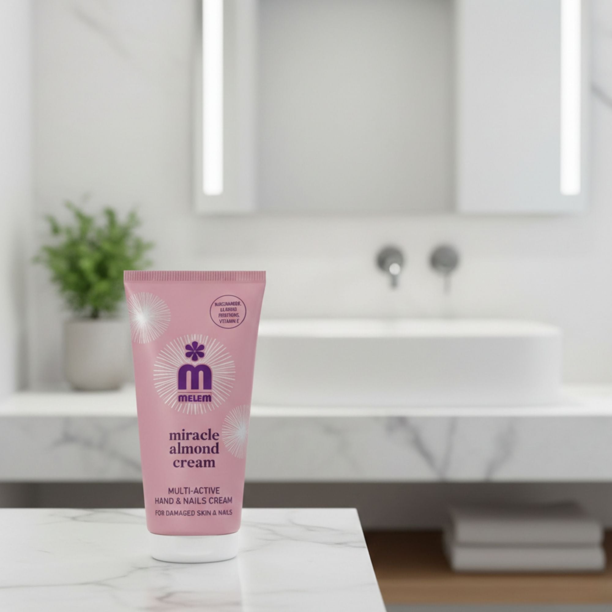 Melem Hand & Nails Cream Miracle – Hand- und Nagelcreme mit Mandelöl für gepflegte Hände & starke Nägel