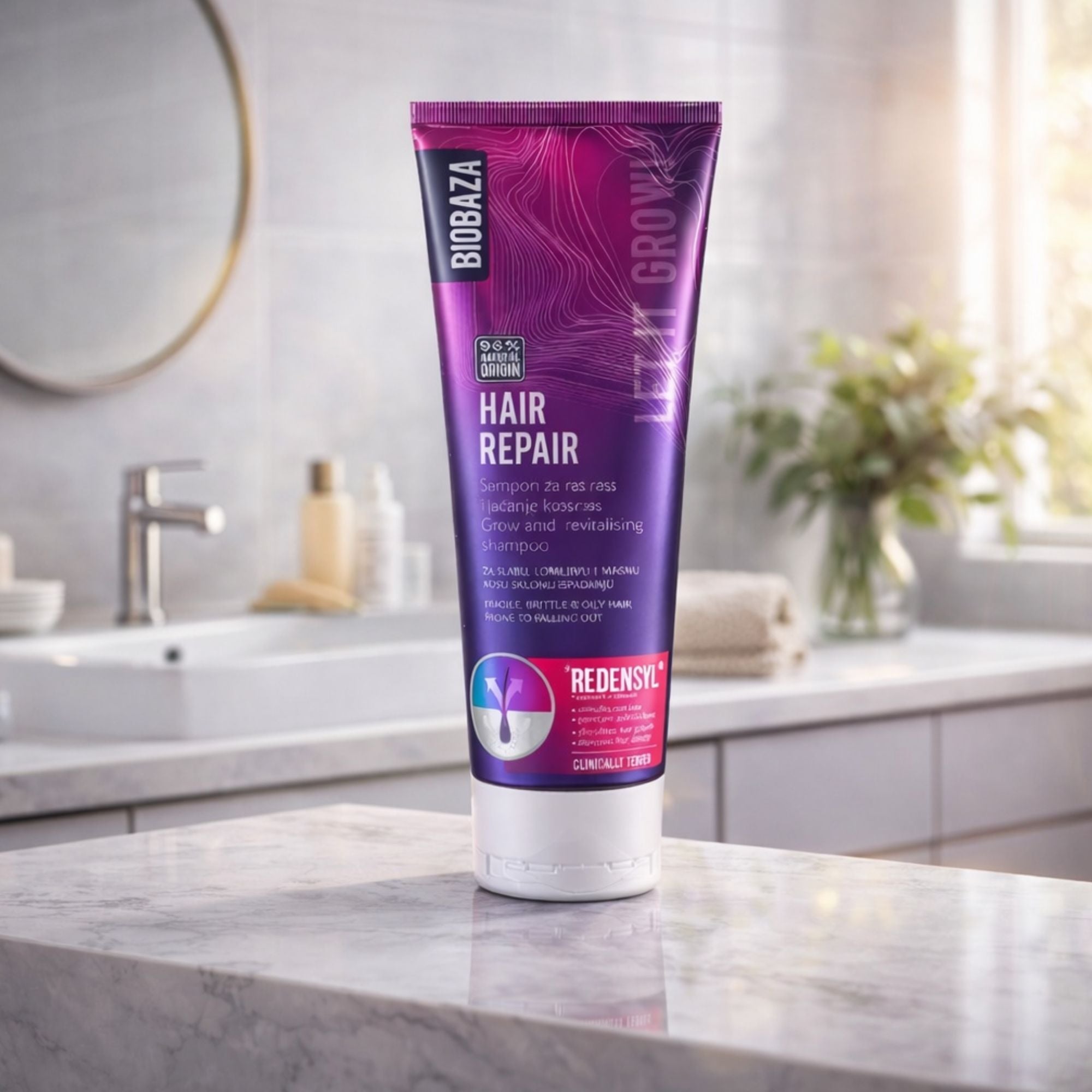 BIOBAZA Hair Repair Shampoo – Für Haarwachstum, Regeneration & kräftigeres Haar