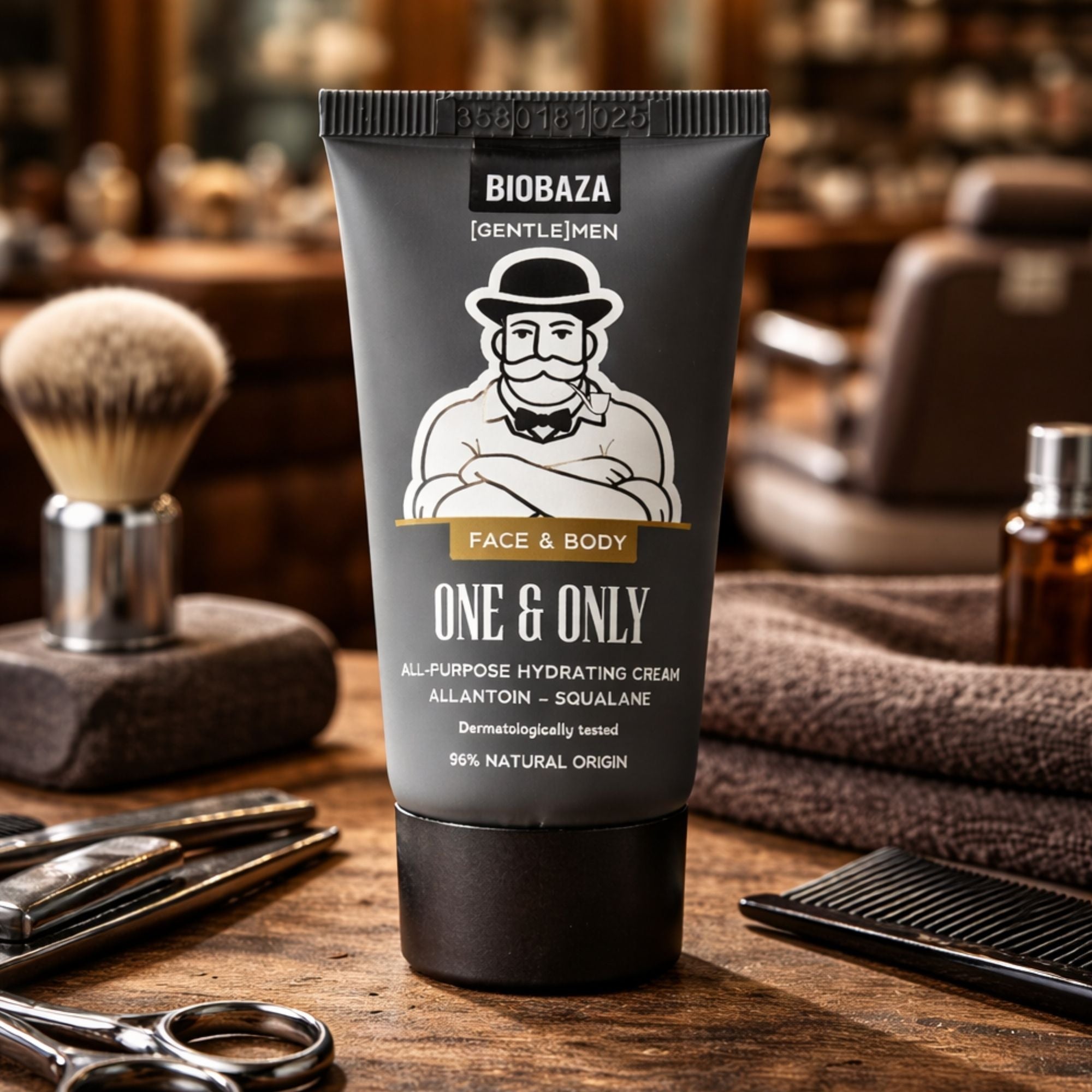 BIOBAZA Men One&Only Pflegecreme – Feuchtigkeitspflege für Gesicht, Hände & Körper