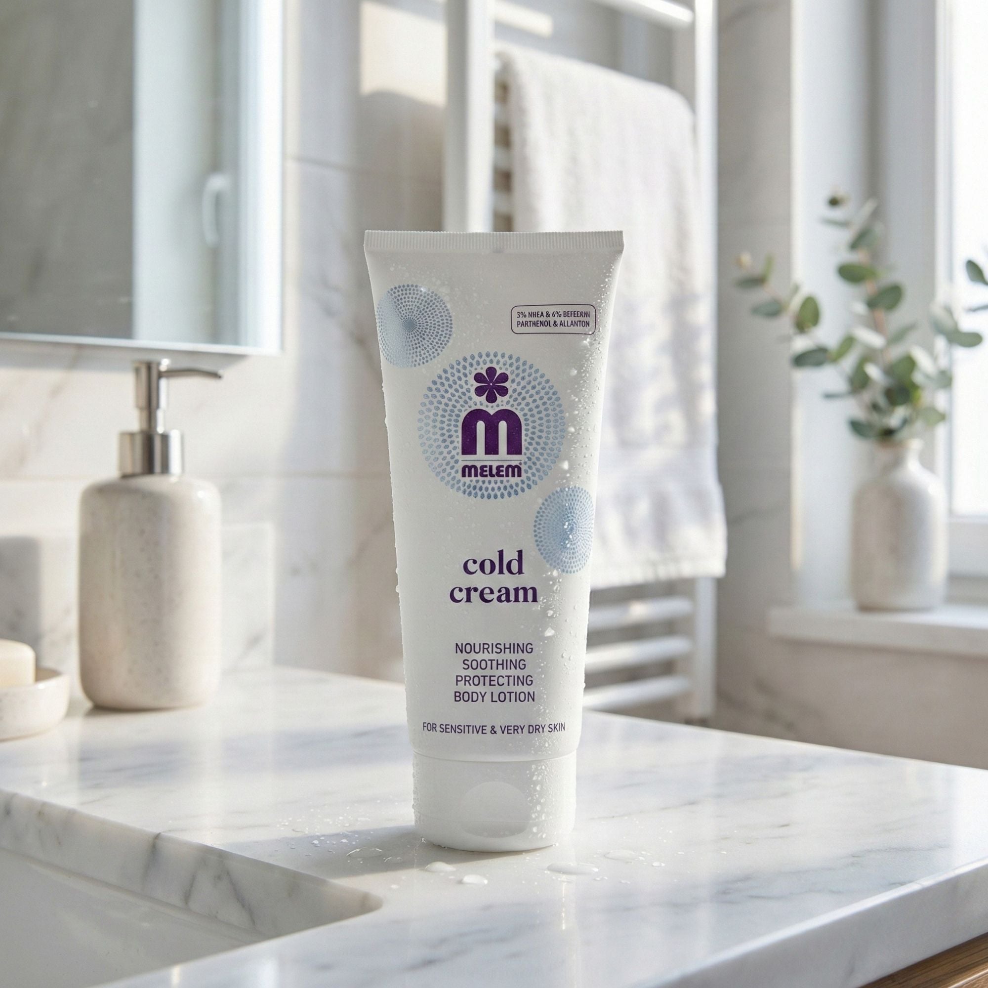 Melem Body Lotion Cold Cream – Beruhigende Feuchtigkeitspflege für trockene & sensible Haut