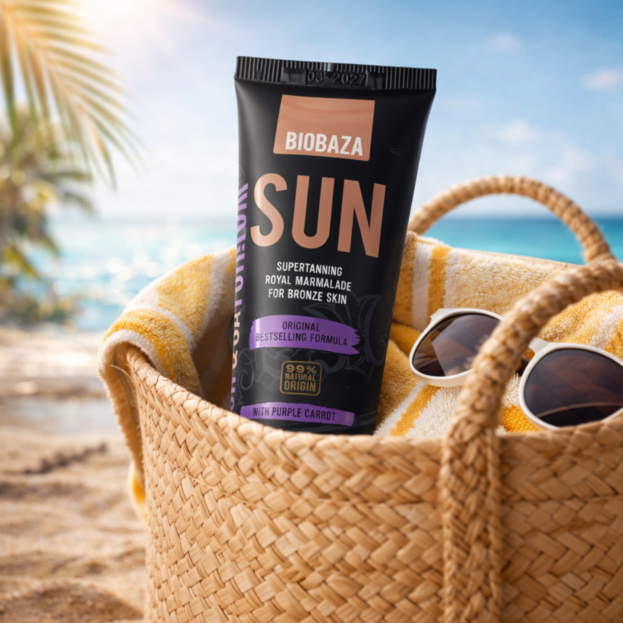 Biobaza Sun Royal Bräunungsbalsam – Für schnelle Bräune & intensiven bronzenen Teint