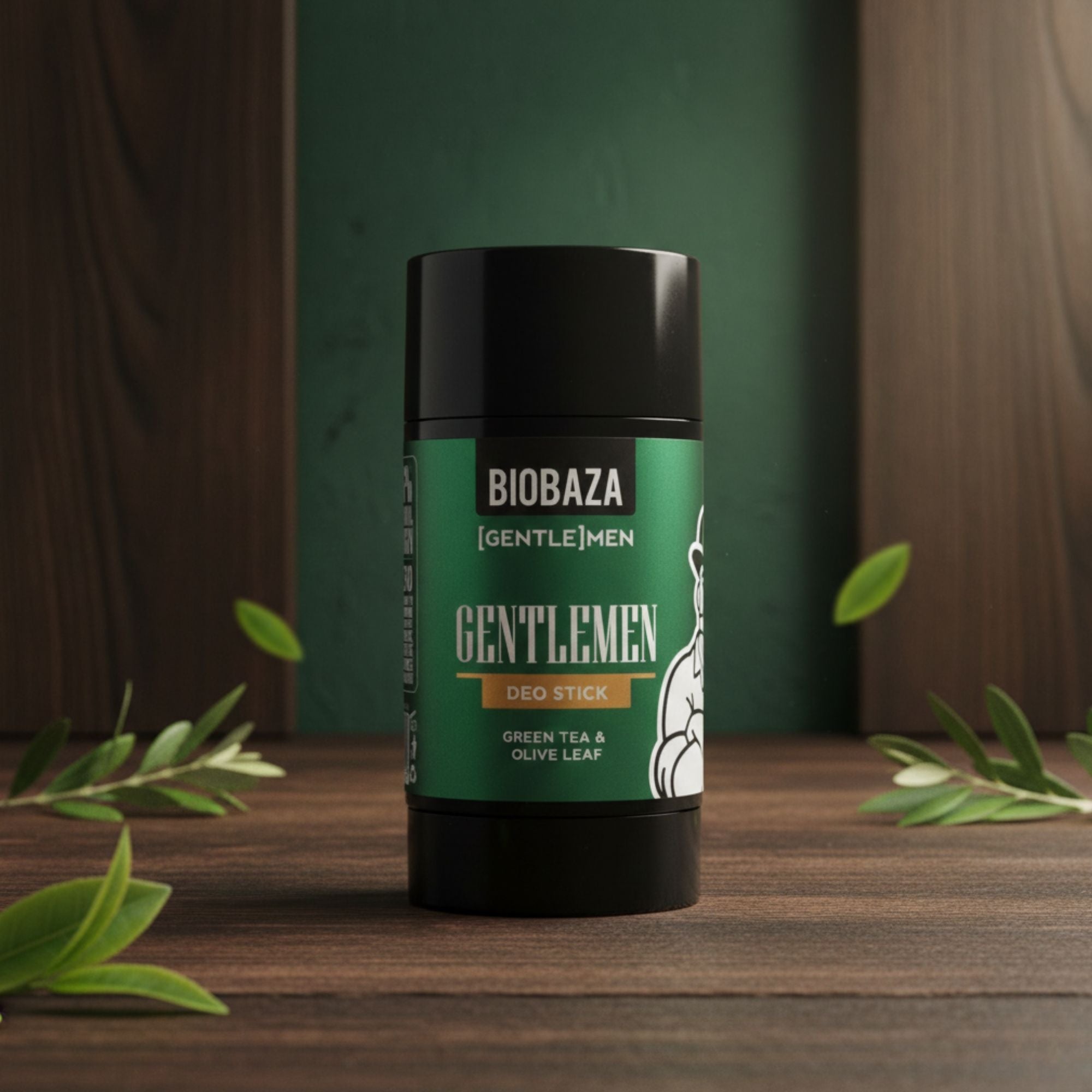 BIOBAZA Men Deo-Stick Gentlemen – Natürlicher Deo-Schutz mit elegant-maskulinem Duft