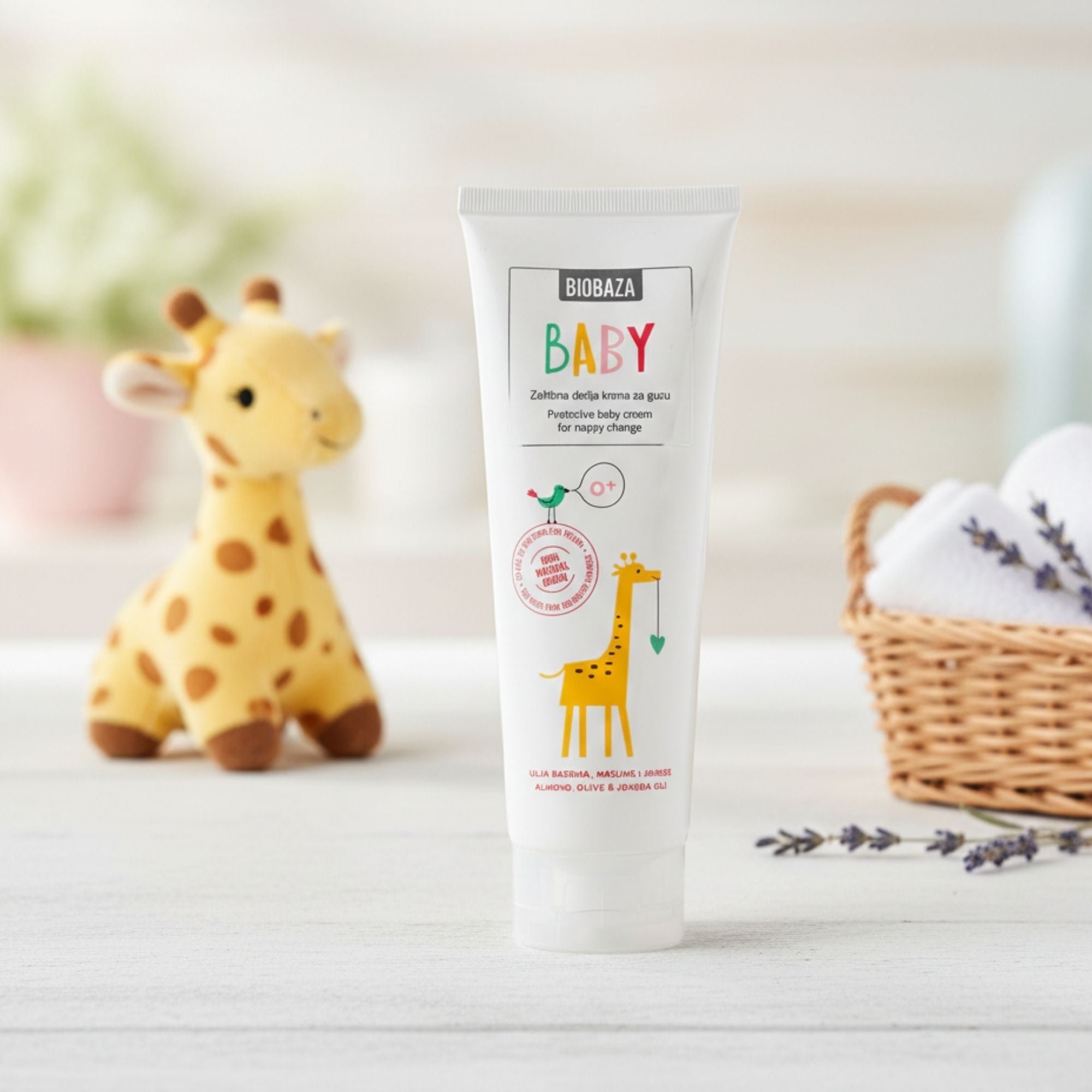 Biobaza Schützende Windelcreme – Sanfte Babycreme gegen Rötungen & Windelausschlag