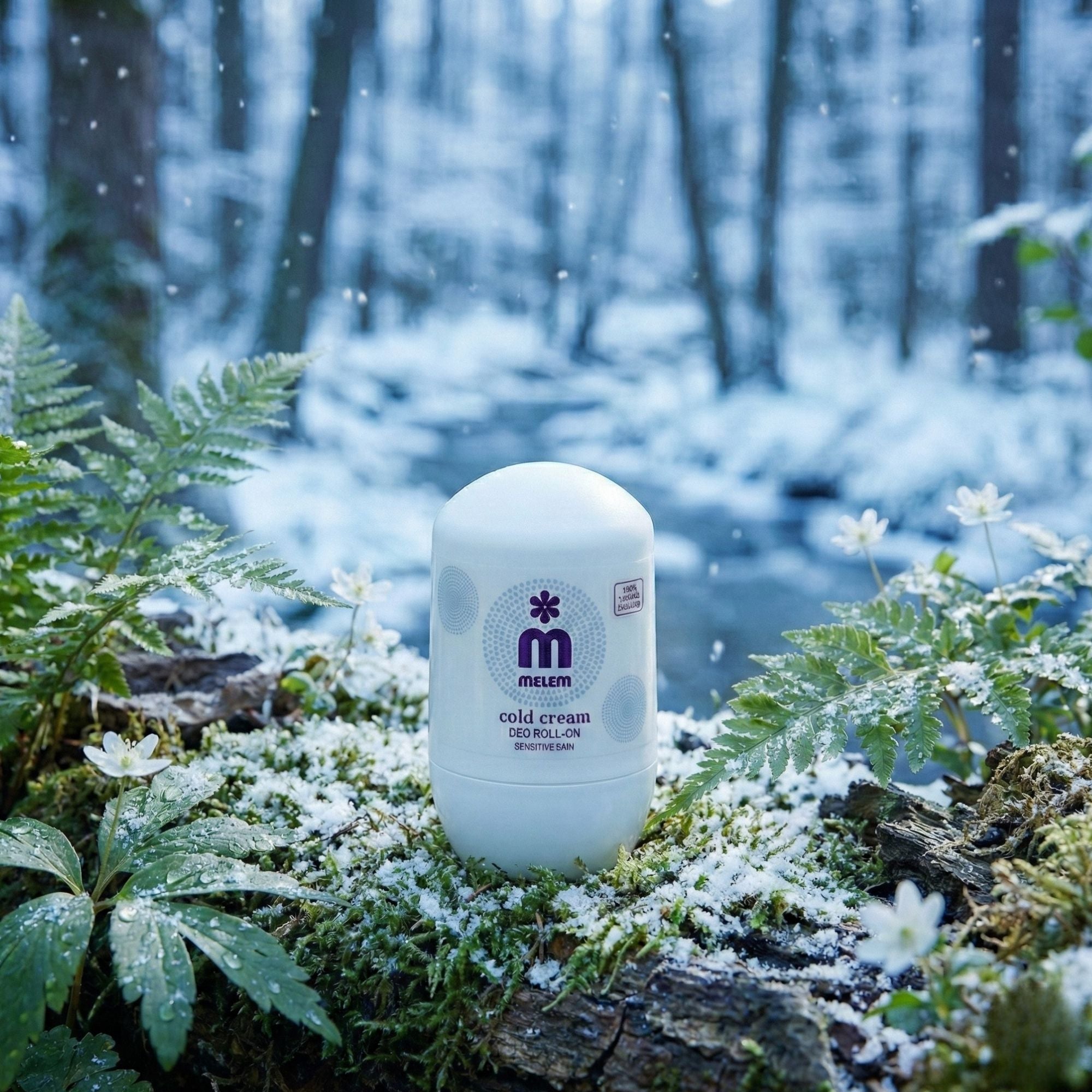 Melem Deo Roll-On Cold Cream – Sanftes Deo für empfindliche & trockene Haut