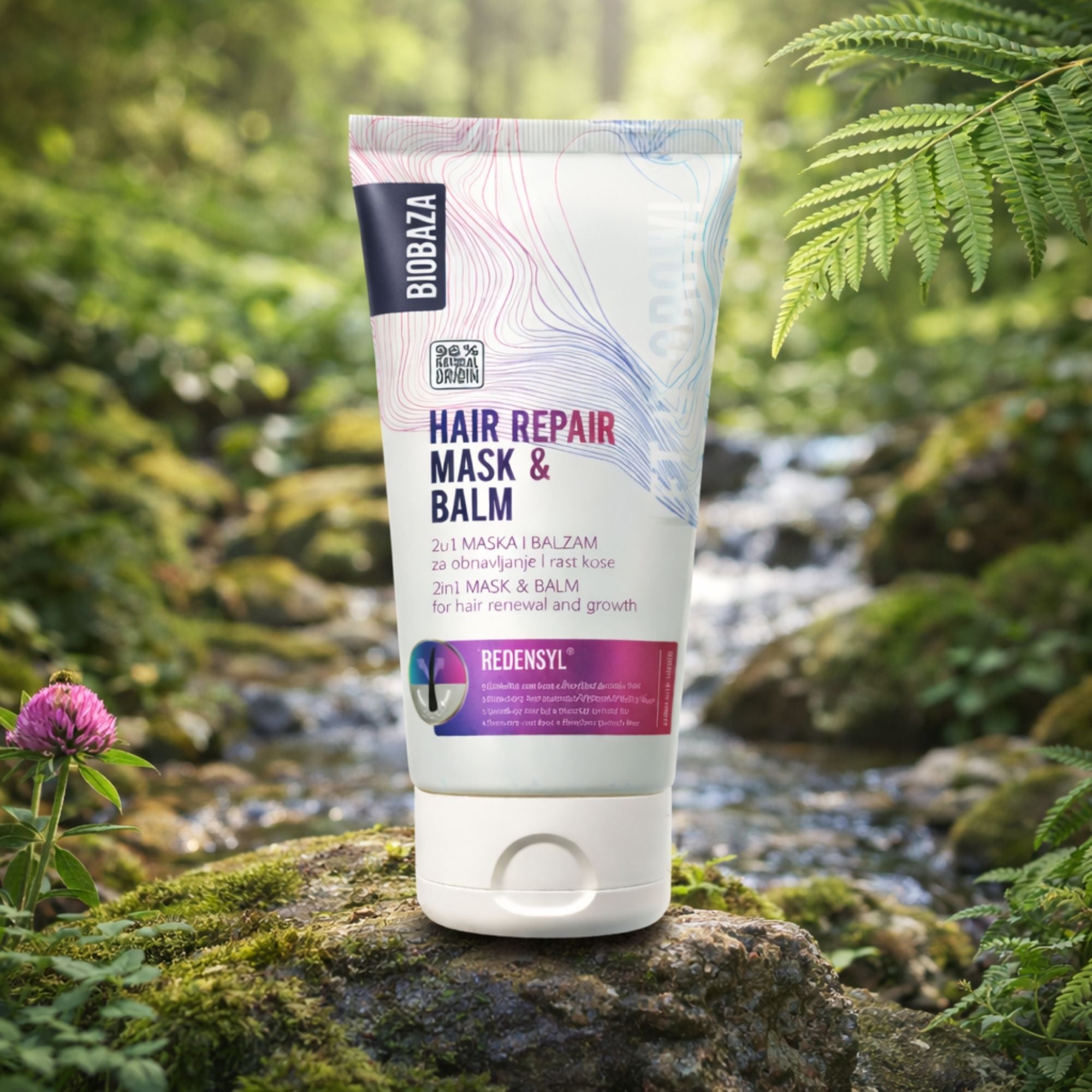 BIOBAZA Hair Repair 2in1 Maske & Conditioner – Für Haarwachstum, Regeneration & mehr Glanz