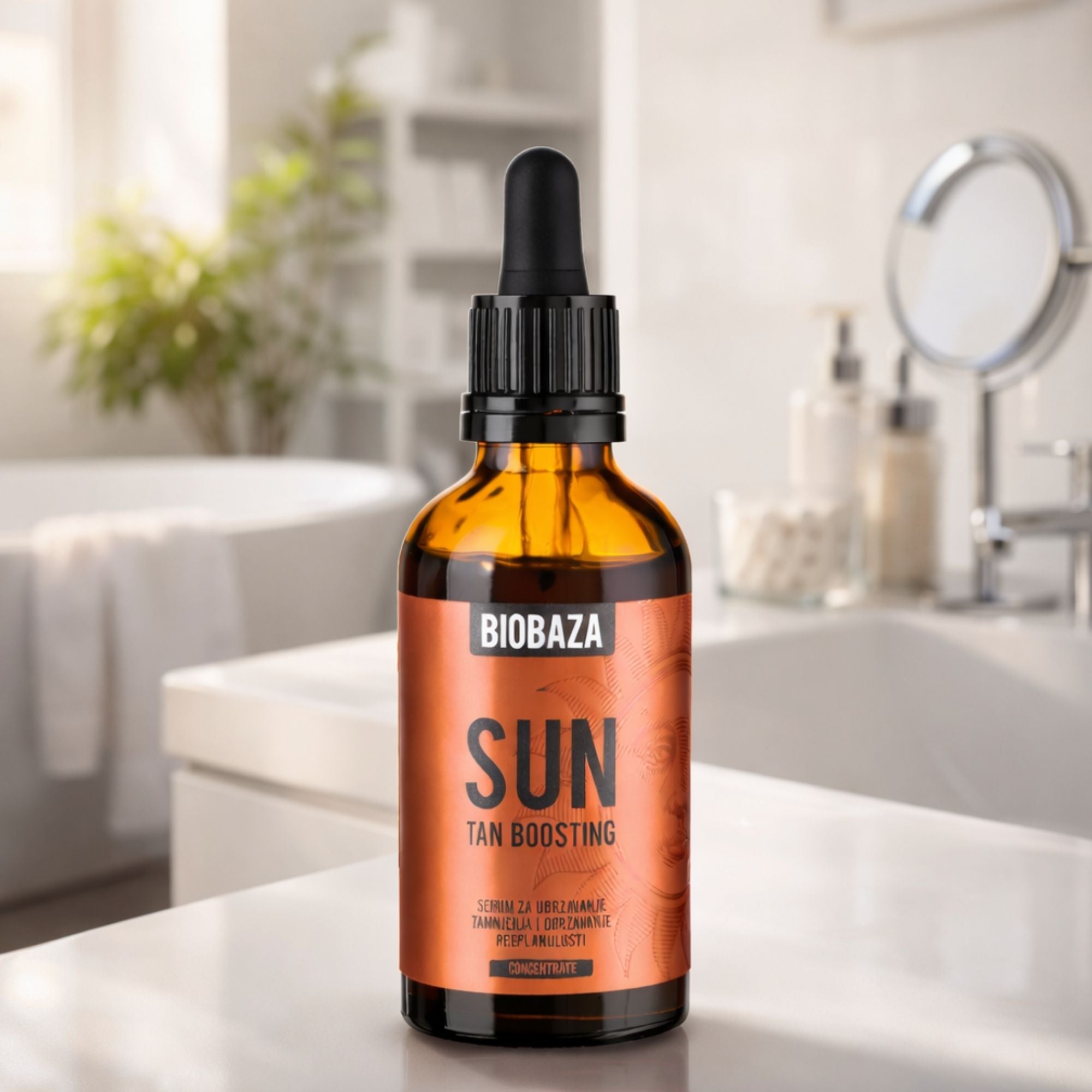 BIOBAZA Sun Boosting Serum – Bräunungs-Booster für schnellere & langanhaltende Sommerbräune
