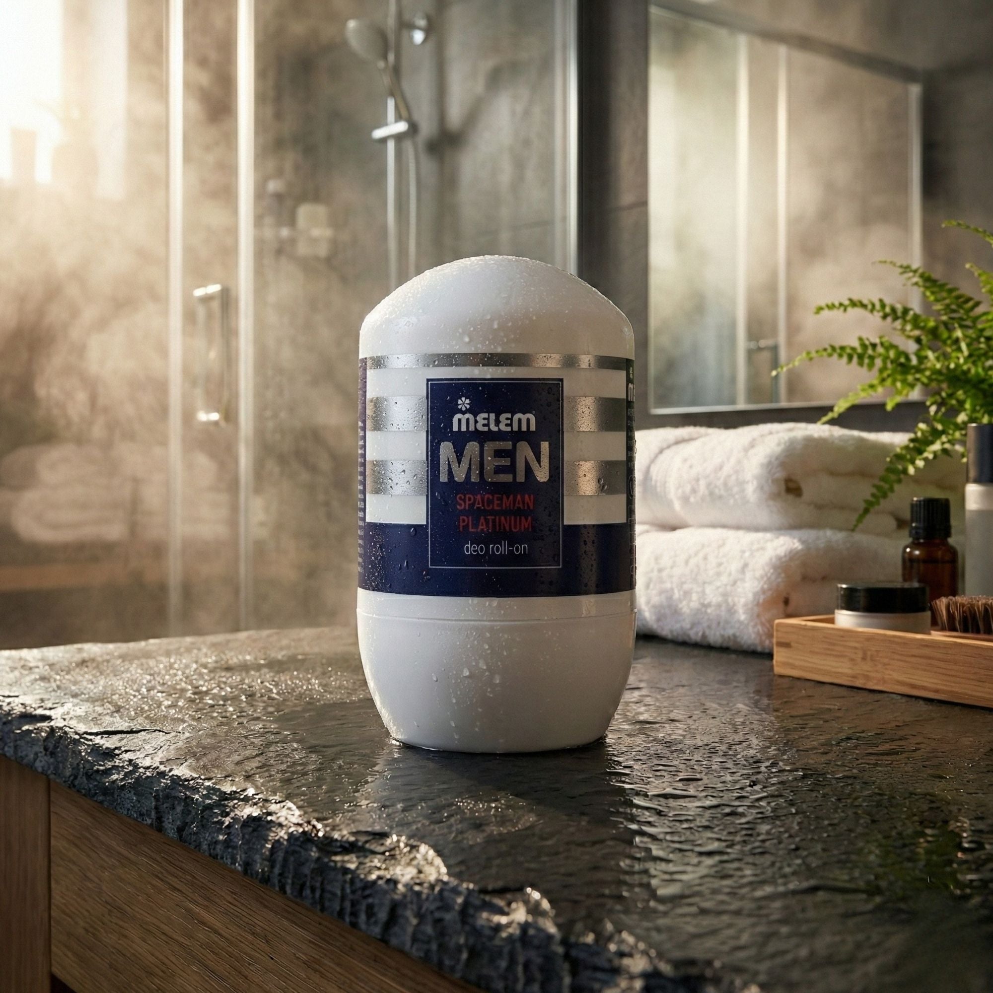 Melem Men Deo Roll-On Spaceman Platinum – Herren-Deodorant mit intensivem Platinum-Duft