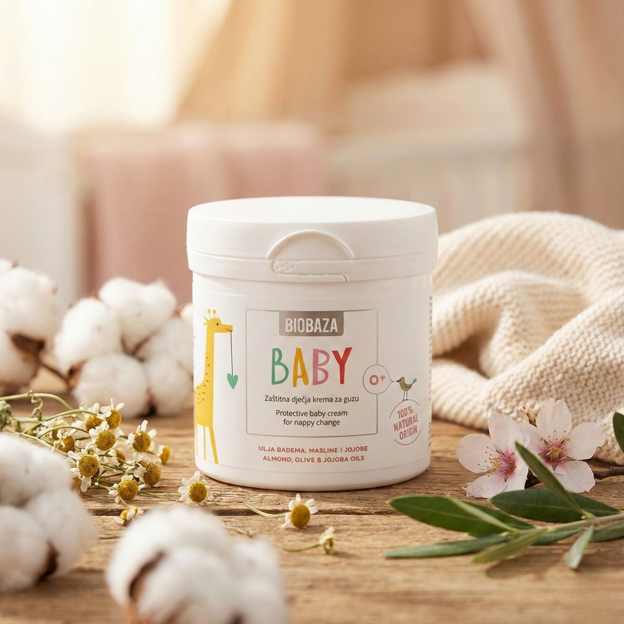 BIOBAZA Baby Protective Cream – Pflegende Windelcreme für empfindliche Babyhaut