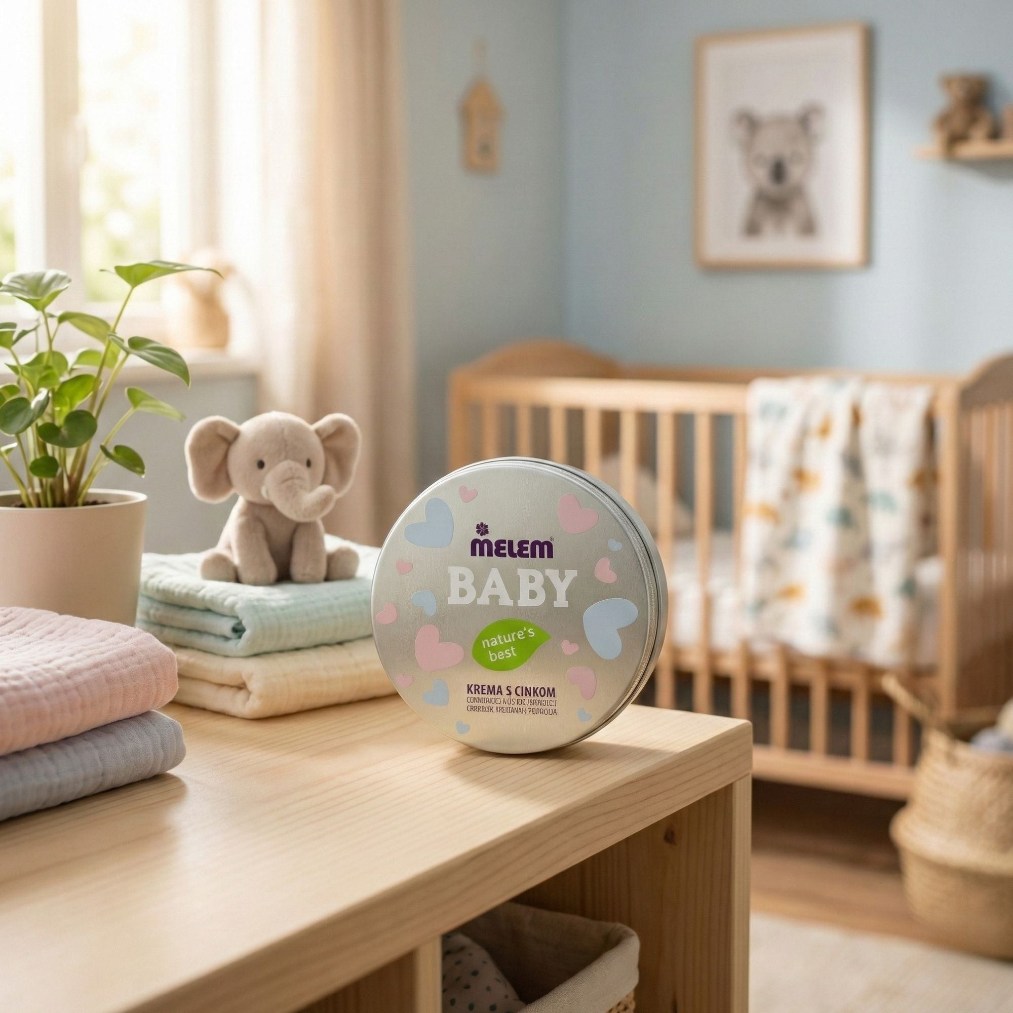 Melem Baby Cream mit Zinkoxid – Schutzcreme gegen Rötungen & Reizungen im Windelbereich