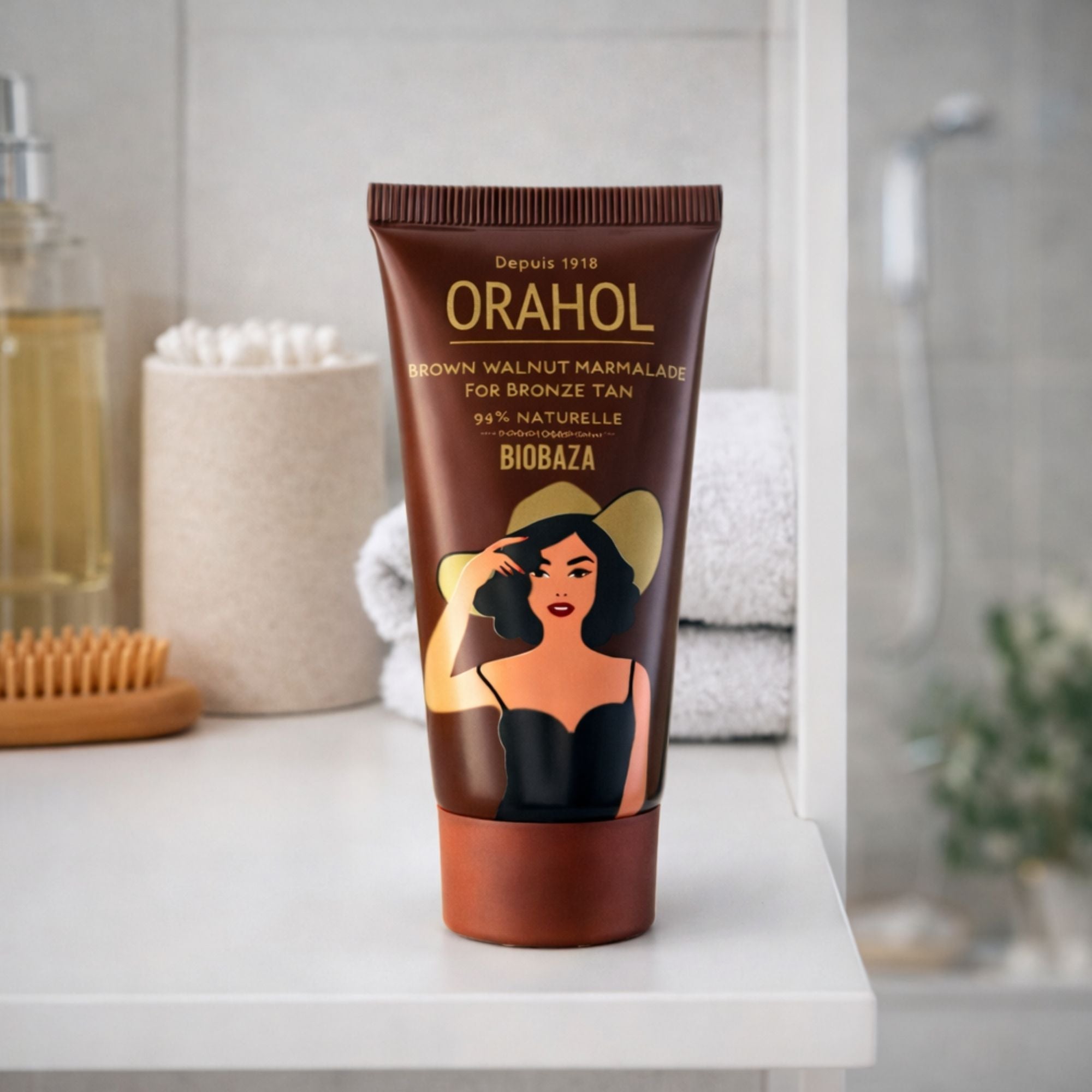 Biobaza Orahol Bräunungscreme – Für intensive, gleichmäßige Sommerbräune