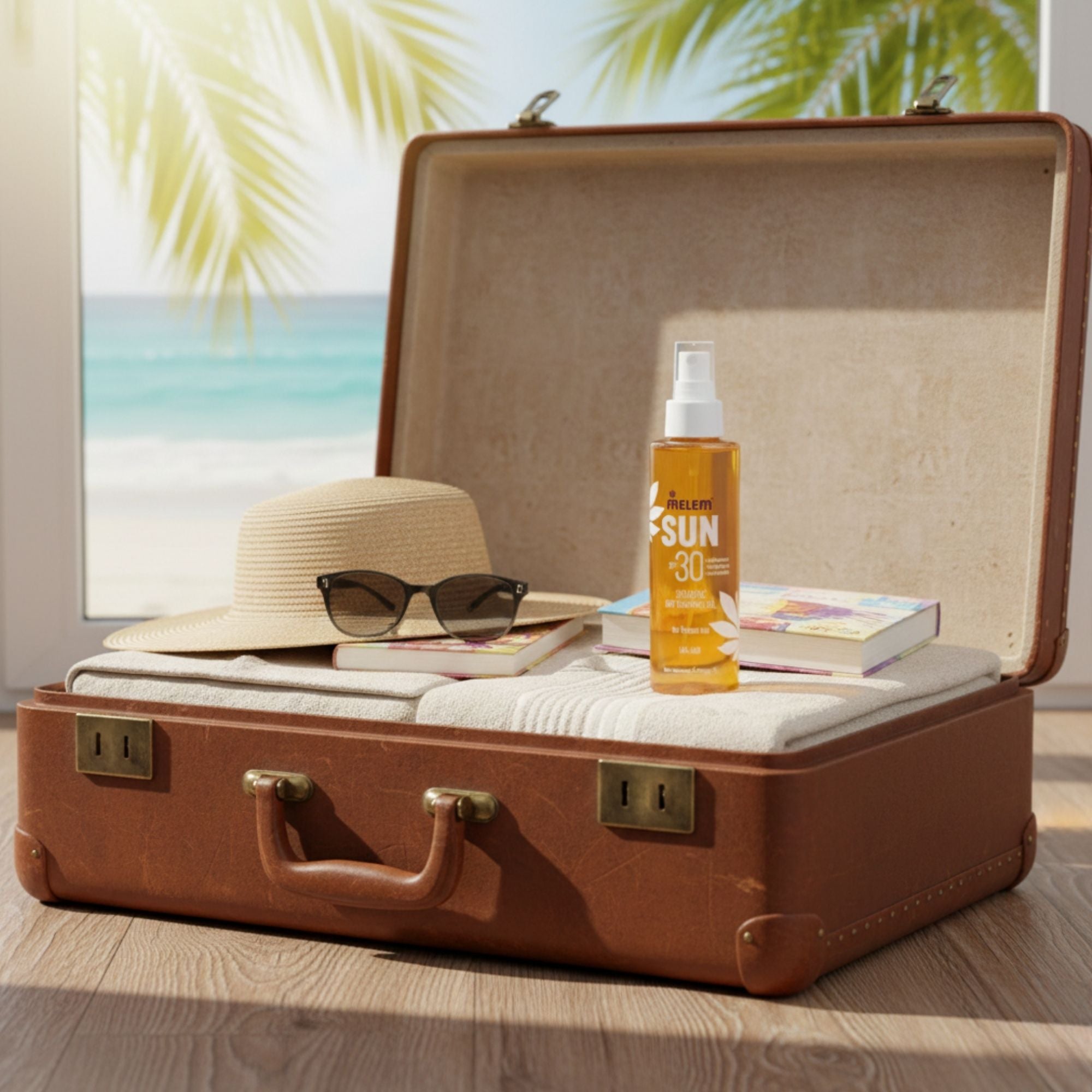 Melem Sun Dry Oil SPF 30 – Trockenes Sonnenöl mit hohem UVA- & UVB-Schutz
