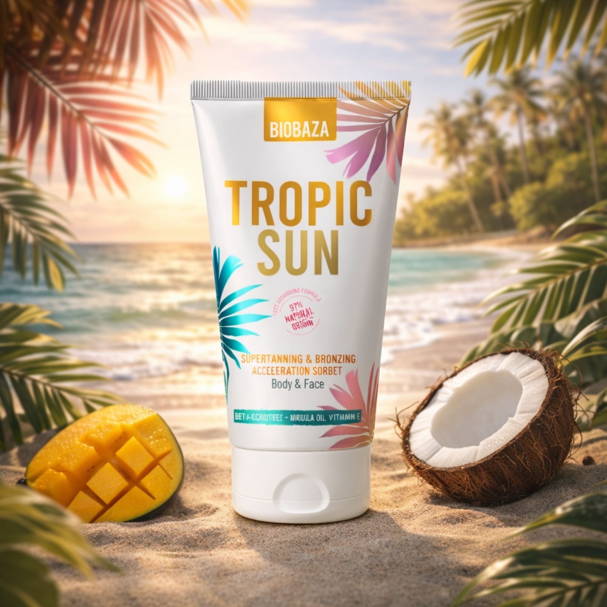 Biobaza Tropic Sun Bräunungscreme – Für einen natürlichen, strahlenden Teint