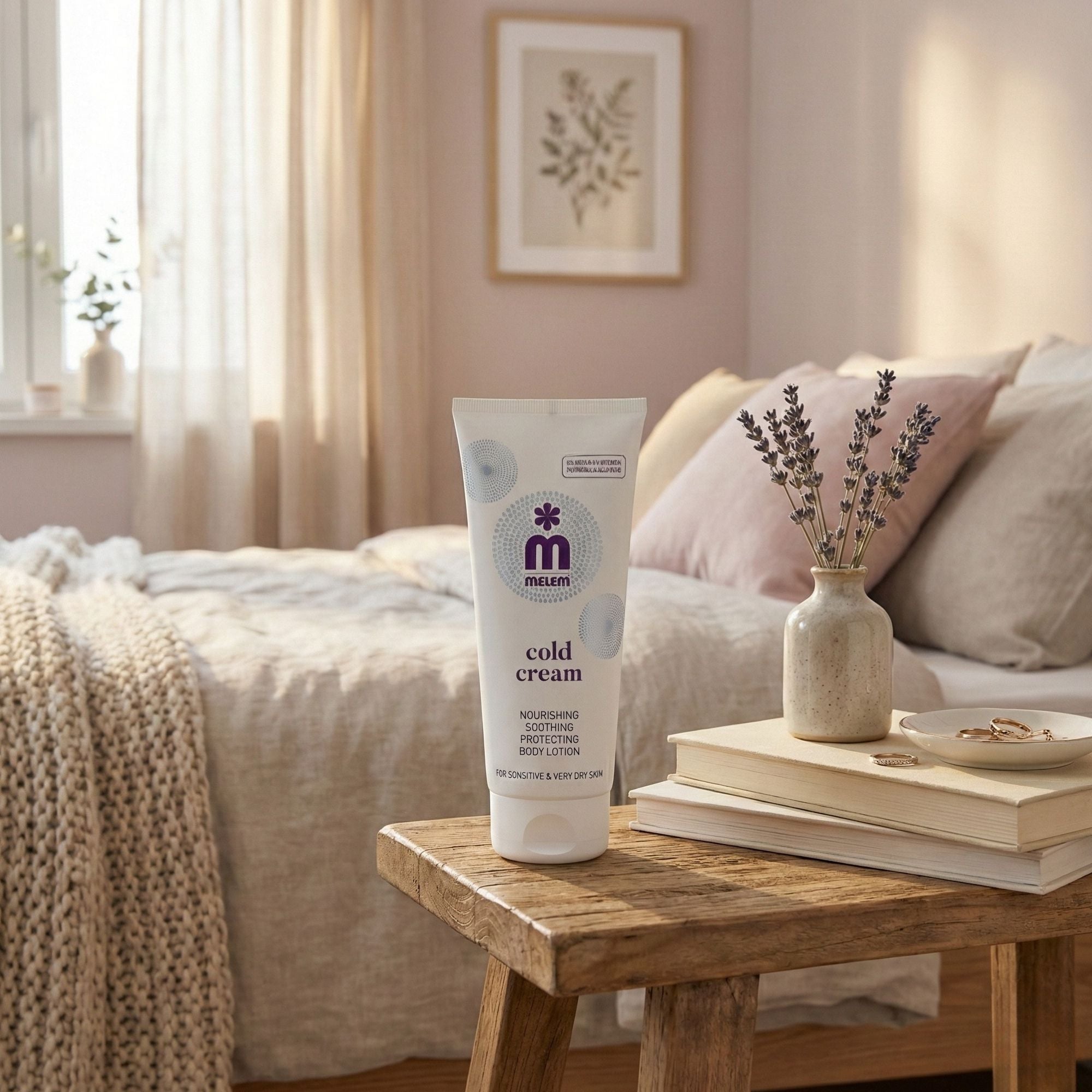 Melem Body Lotion Cold Cream – Beruhigende Feuchtigkeitspflege für trockene & sensible Haut