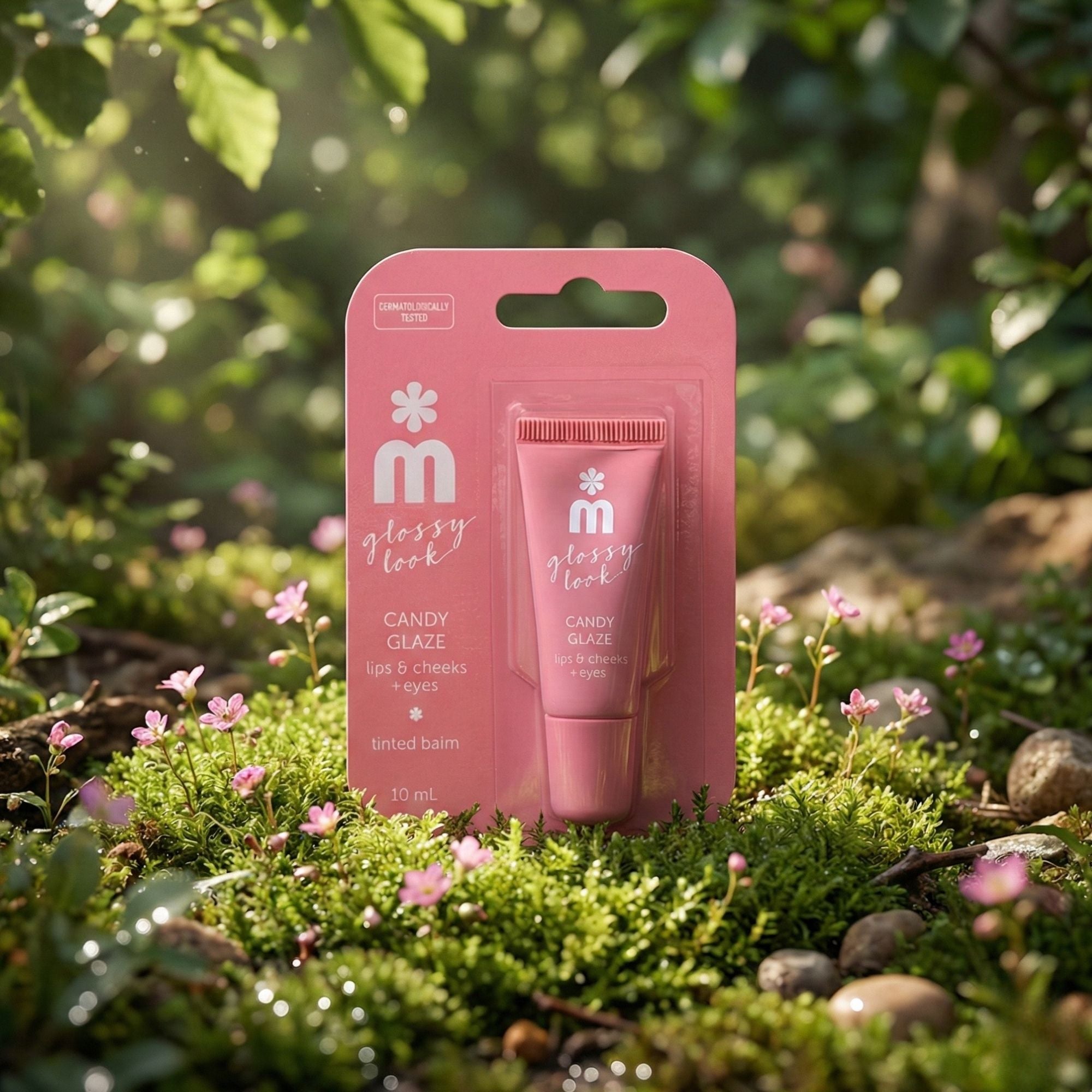 Melem Glossy-Look-Balsam für Lippen, Wangen & Augenlider – Getönter 3-in-1 Beauty Balm mit natürlichem Glow