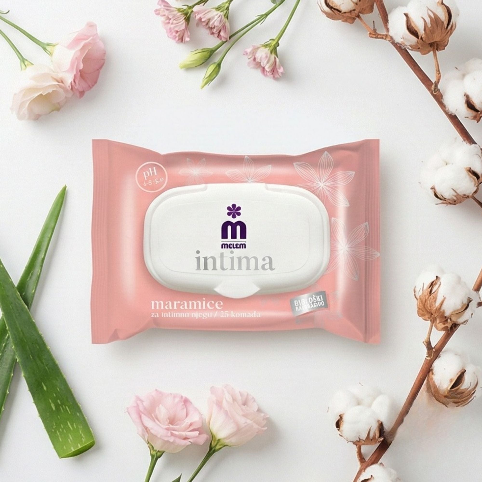Melem Intima Wet Wipes – Sanfte Intim-Feuchttücher für Frische & Pflege unterwegs
