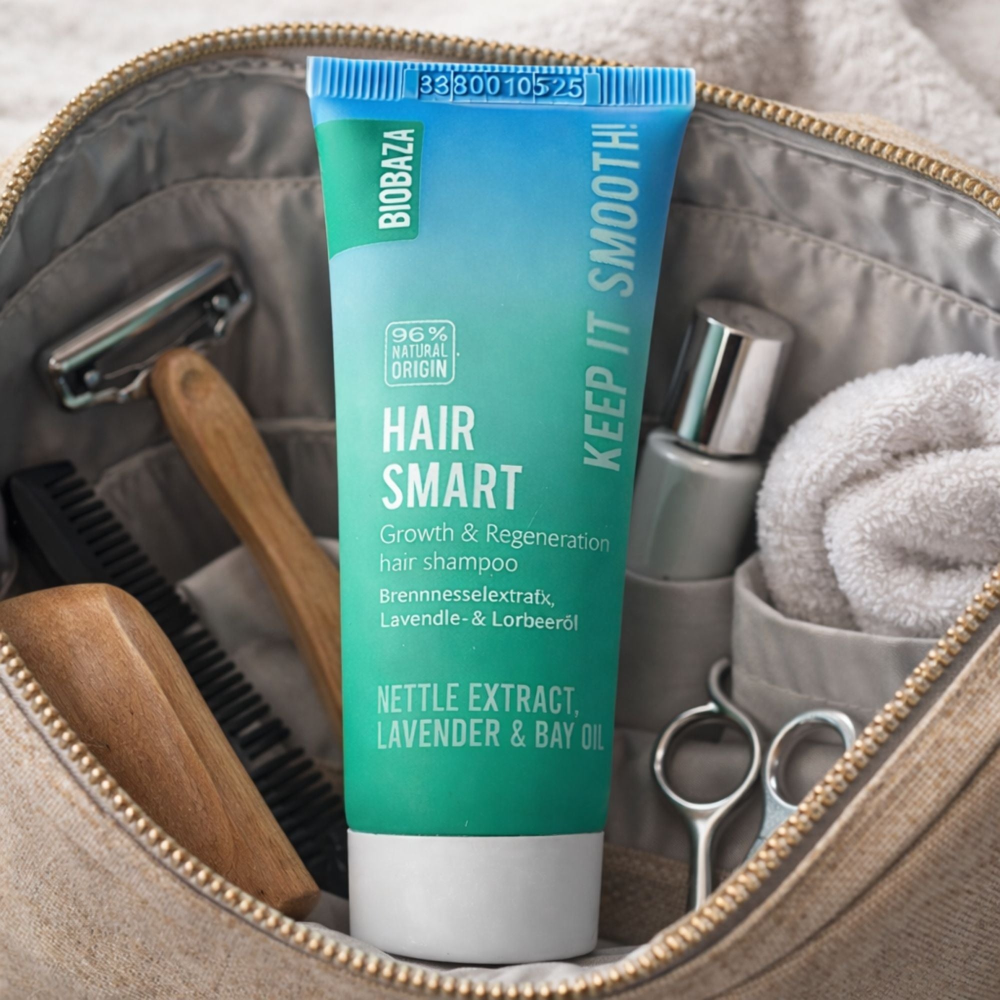 BIOBAZA Hair Smart Shampoo – Shampoo für Haarwachstum, Regeneration & mehr Volumen