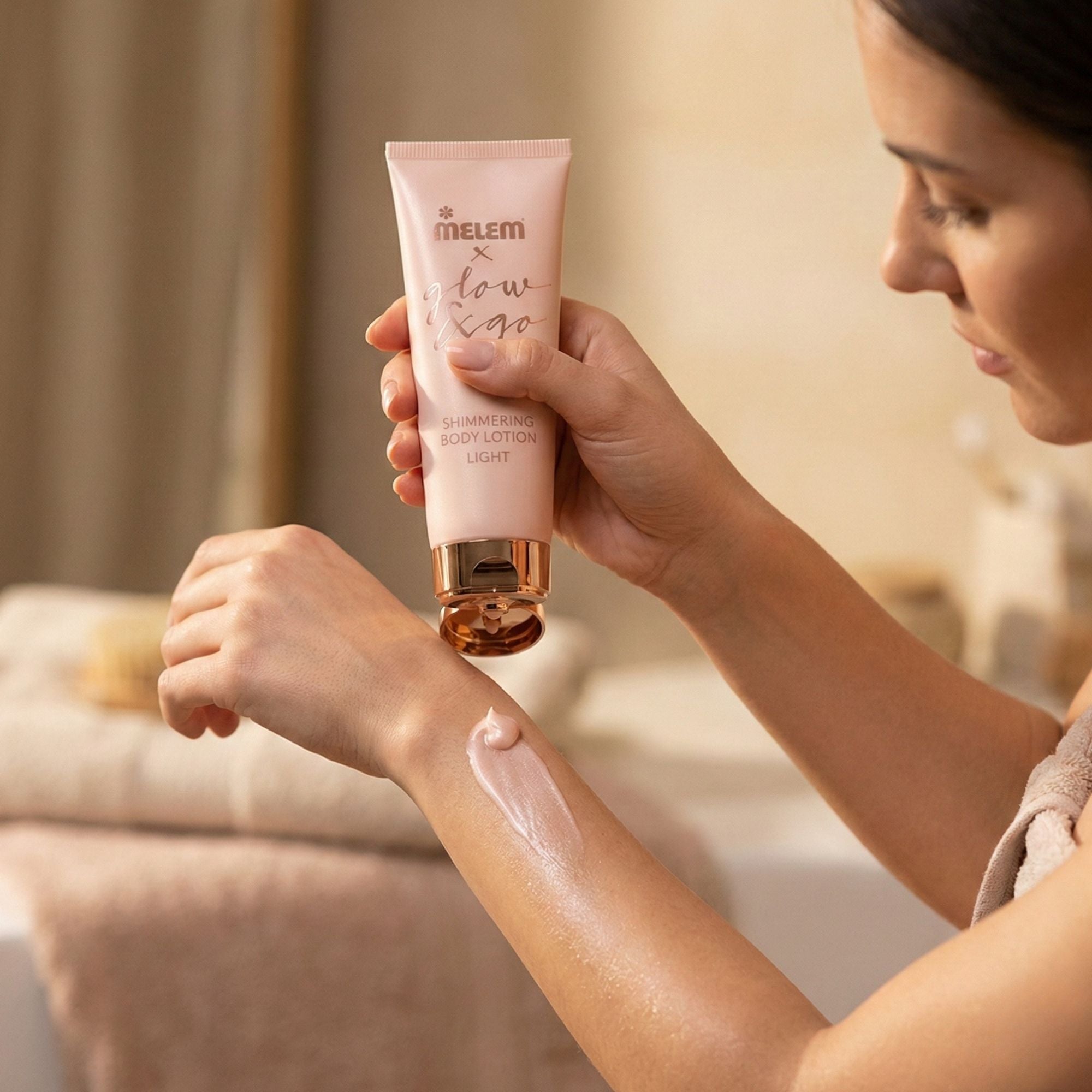 Melem Glow & Go Light Bodylotion – Feuchtigkeitspflege mit natürlichem Glow-Effekt