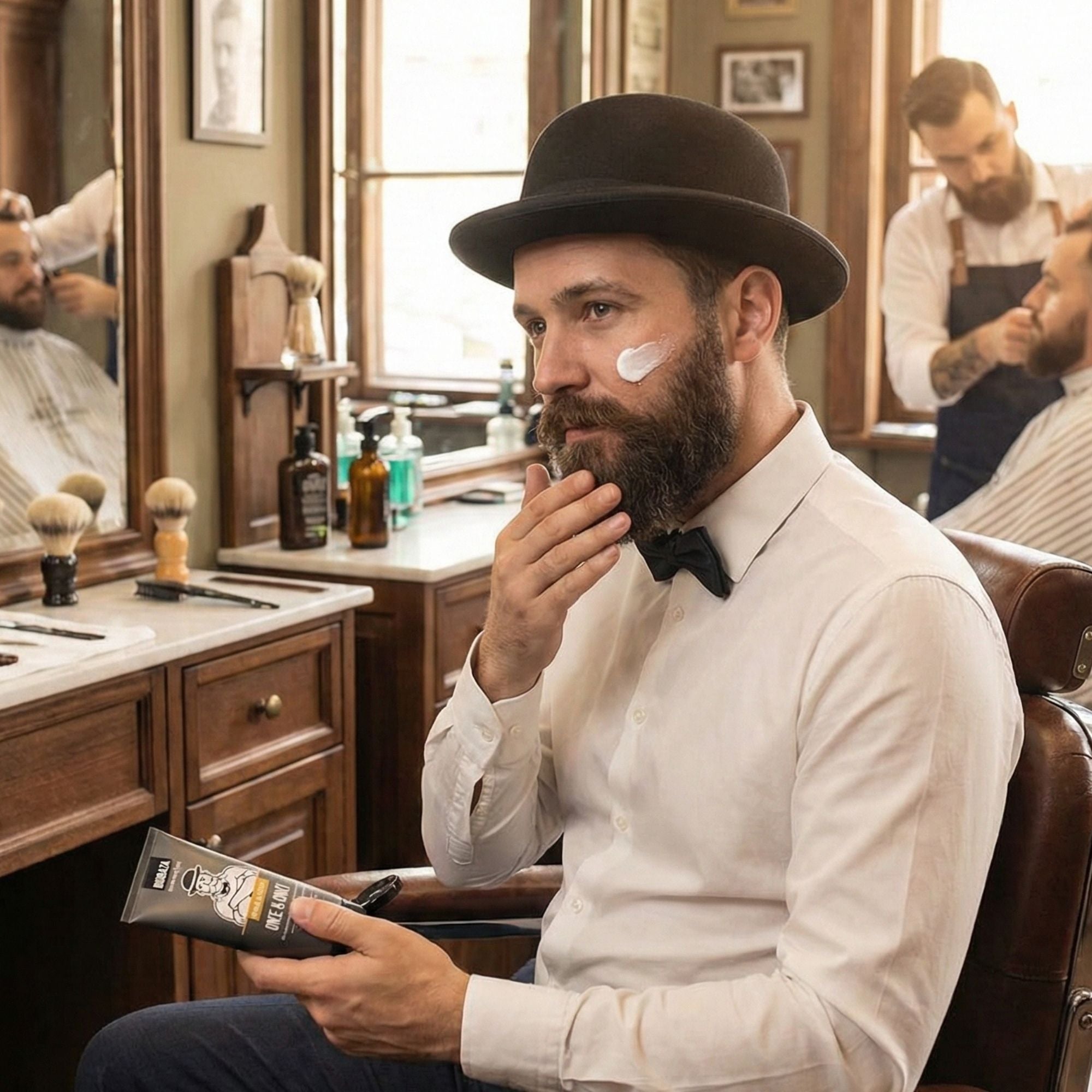 BIOBAZA Men One&Only Pflegecreme – Feuchtigkeitspflege für Gesicht, Hände & Körper