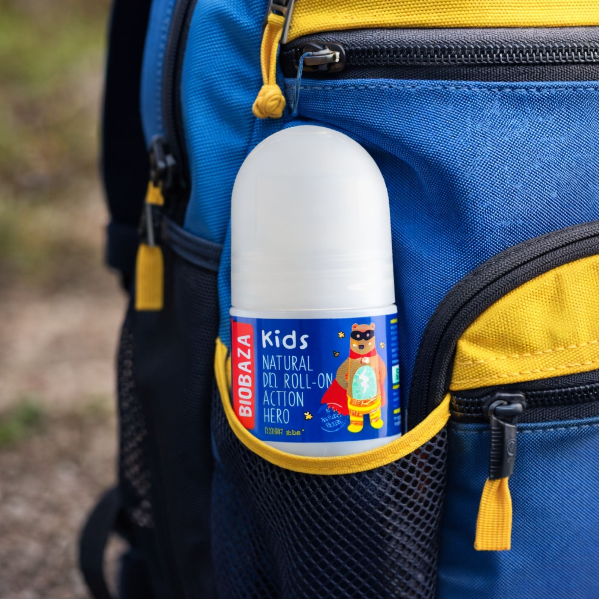 Biobaza Action Hero Kids Deo Roll-On – Natürliches Kinder-Deodorant ohne Aluminium