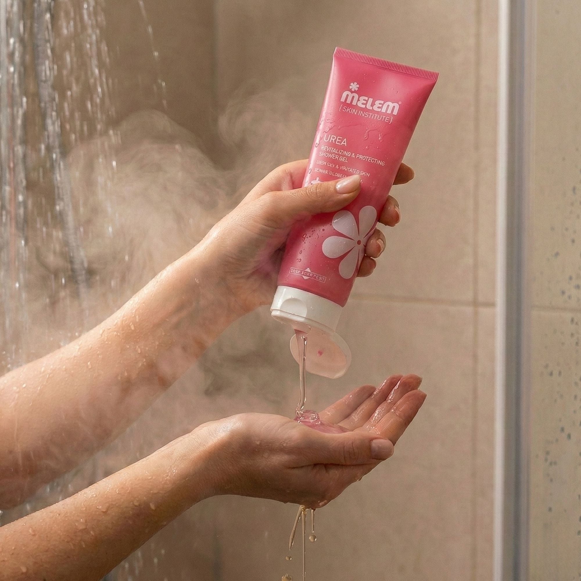 Melem Shower Cream Urea – Revitalisierende Duschcreme für sehr trockene & empfindliche Haut