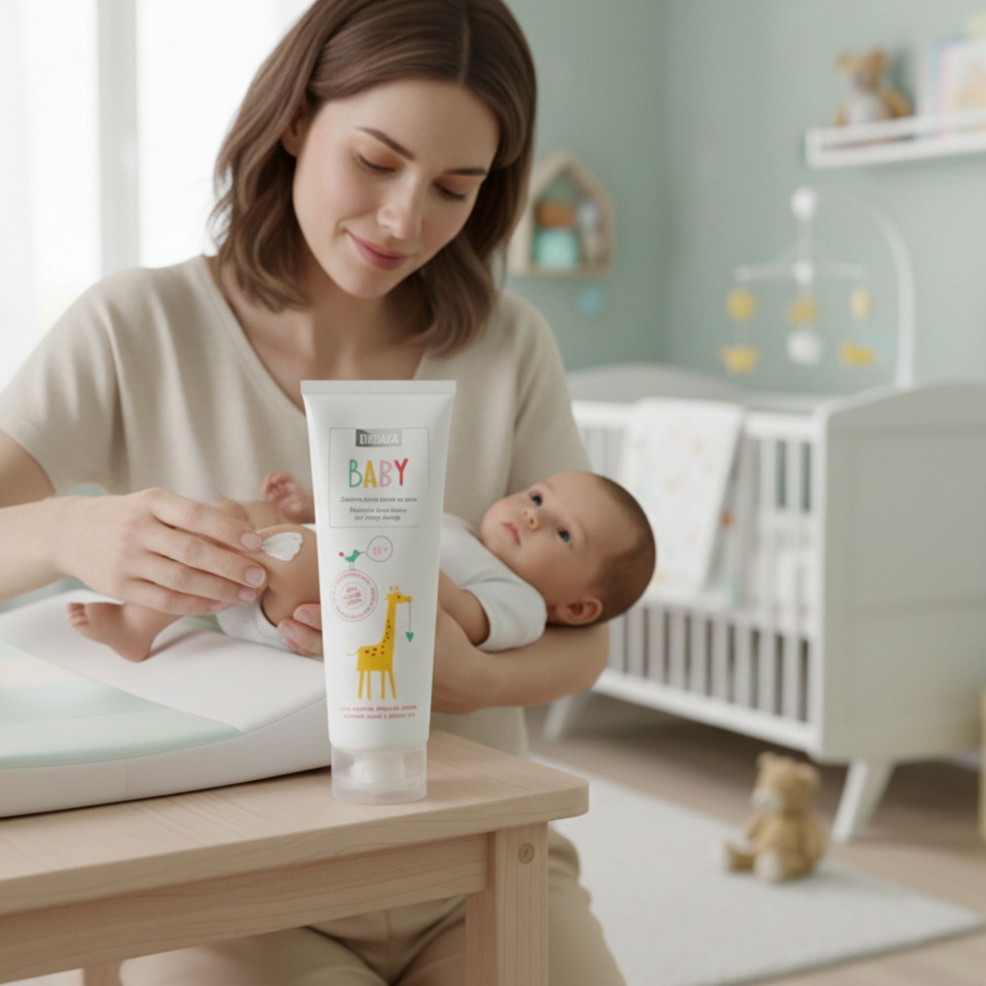 Biobaza Schützende Windelcreme – Sanfte Babycreme gegen Rötungen & Windelausschlag