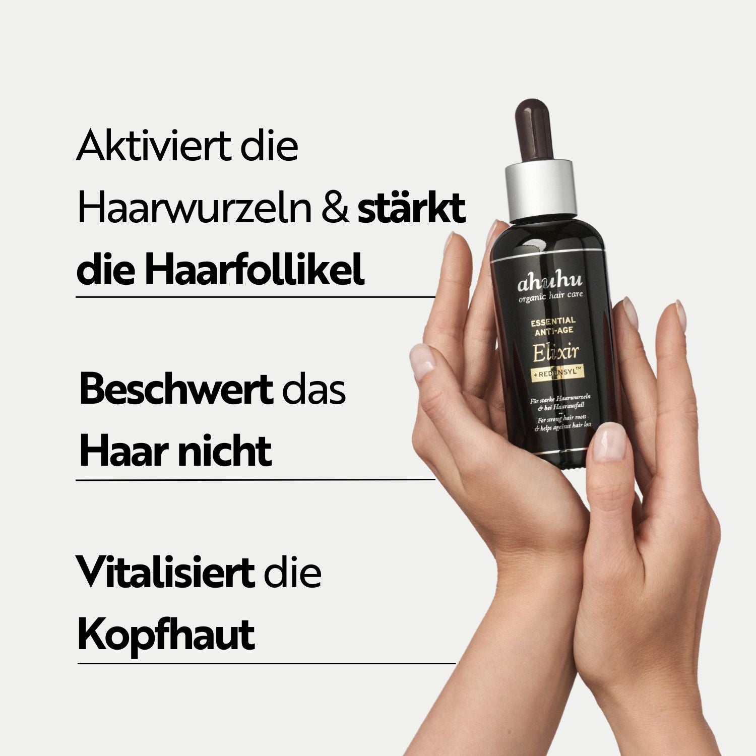 Ahuhu Hair Elixier mit Redensyl 100ml
